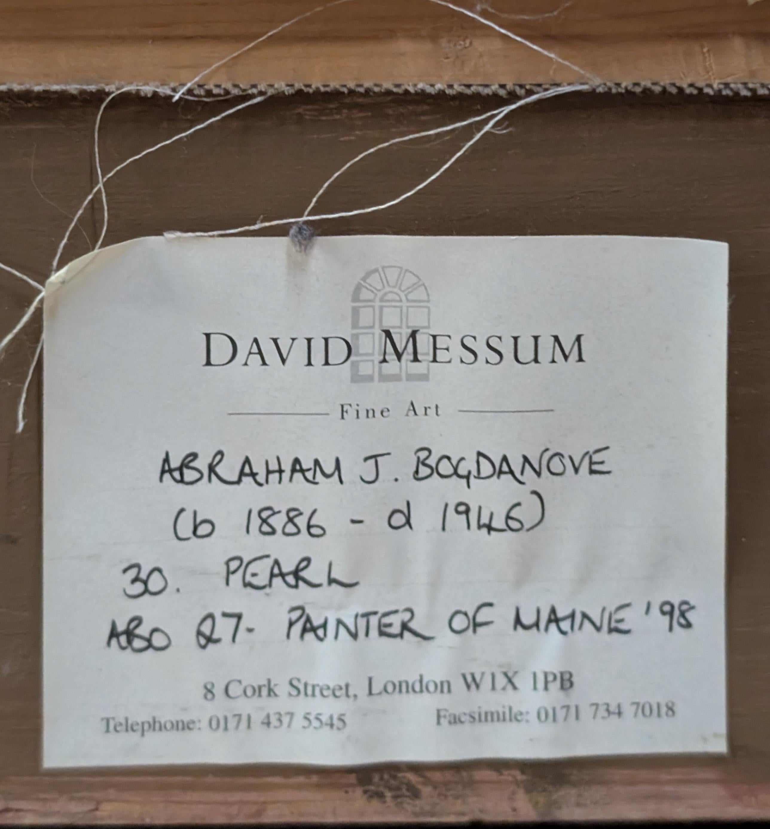 Amerikanischer Impressionist Porträtgemälde von 