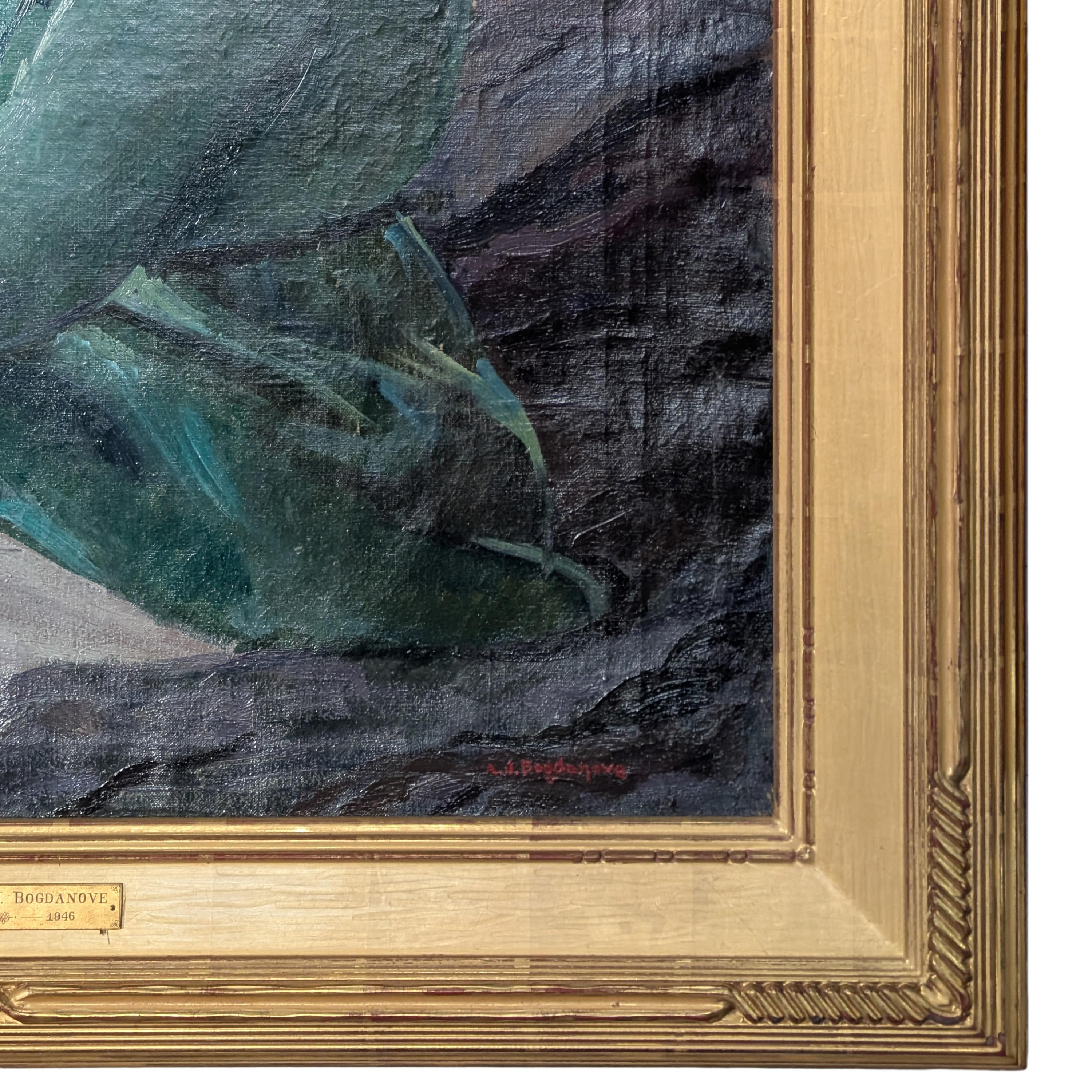 Amerikanischer Impressionist Porträtgemälde von 