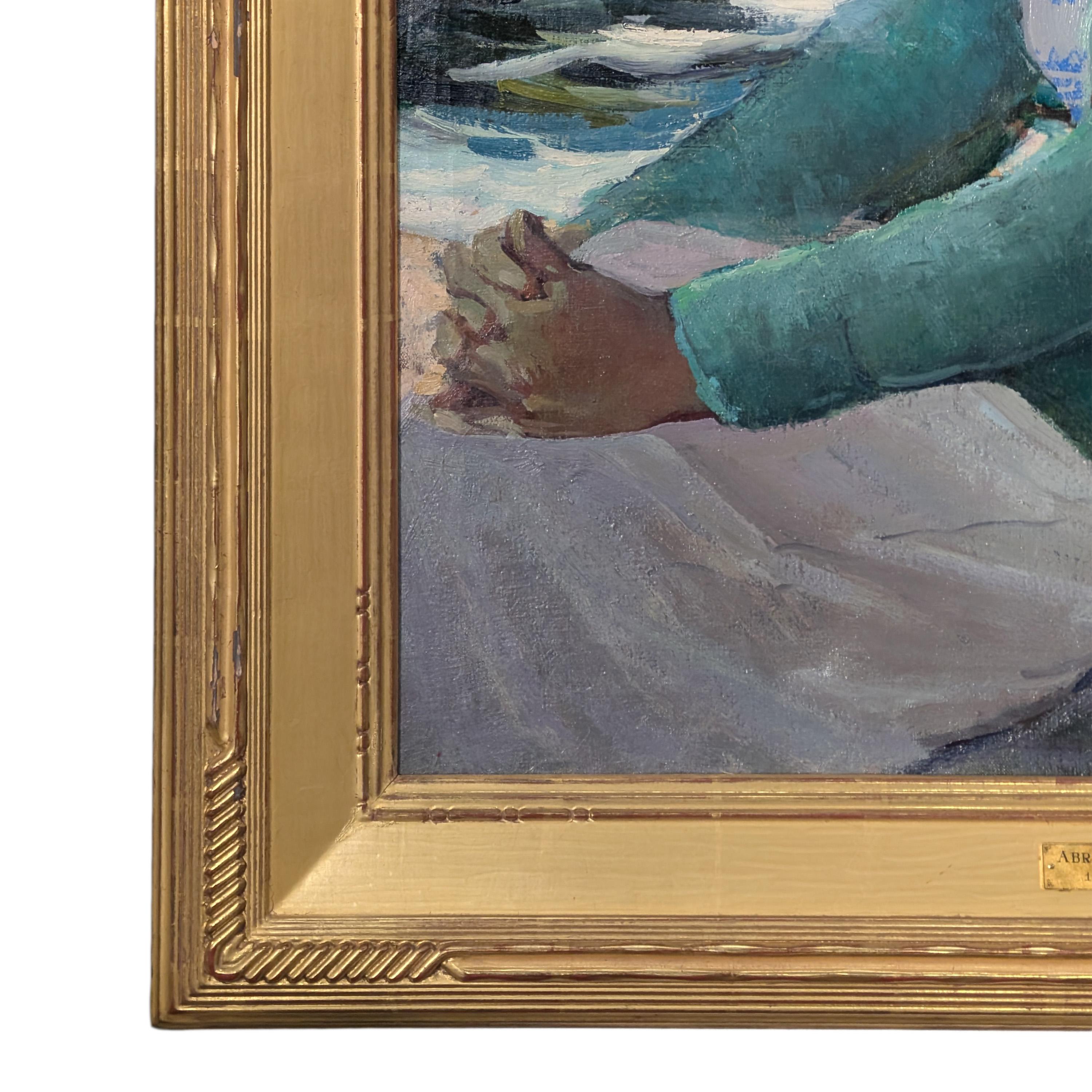 Amerikanischer Impressionist Porträtgemälde von 