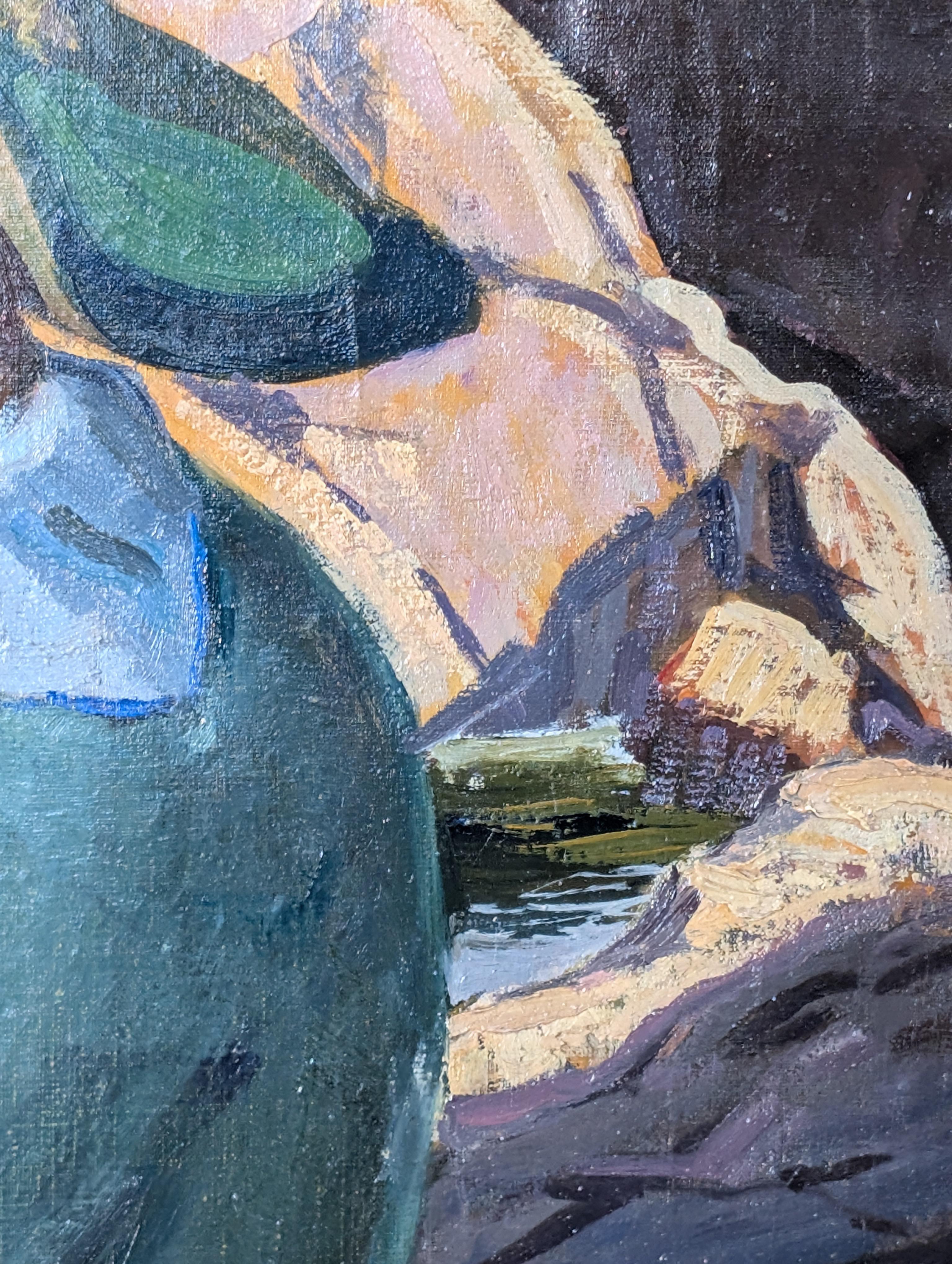 Amerikanischer Impressionist Porträtgemälde von 