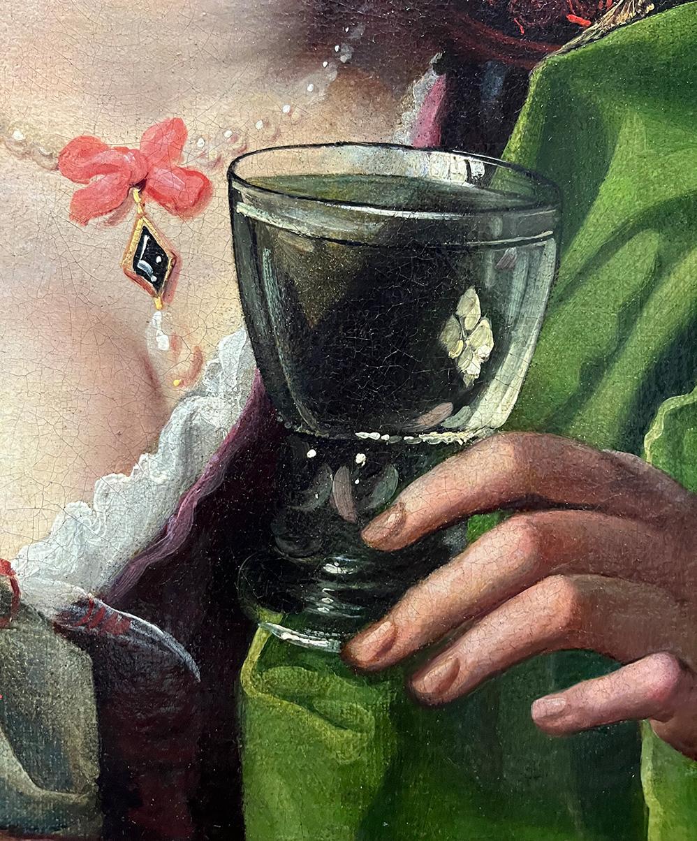 Principios del siglo XVII por Abraham Janssens El gitano Óleo sobre lienzo Arte del Viejo Maestro en venta 10