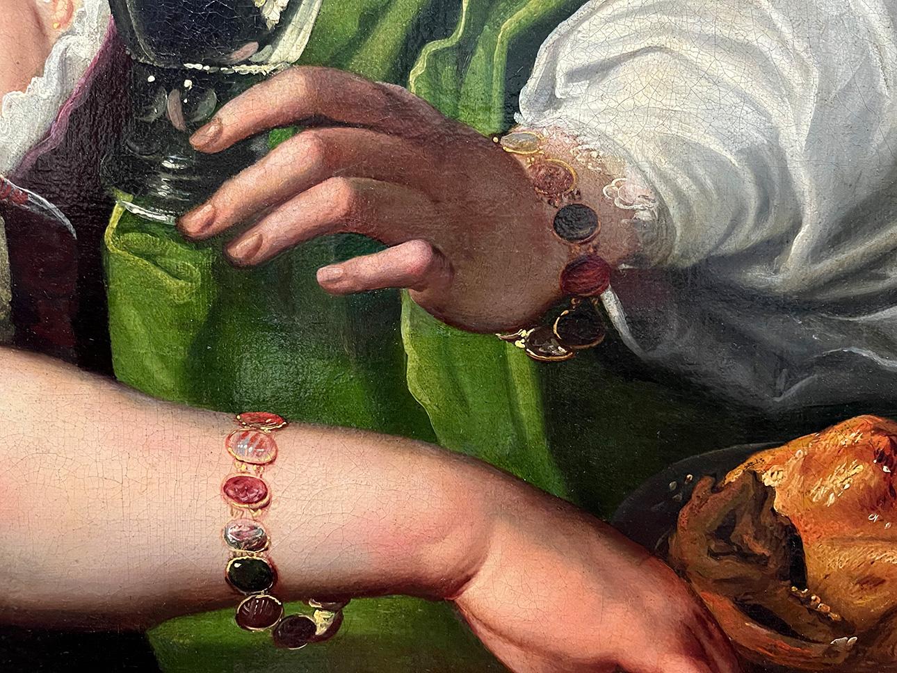 Principios del siglo XVII por Abraham Janssens El gitano Óleo sobre lienzo Arte del Viejo Maestro en venta 11