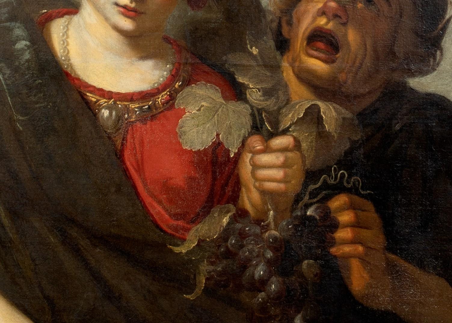 Persephone & The Allegory Of Plenty, 16th/17th Century  - Black Portrait Painting by Abraham Janssens