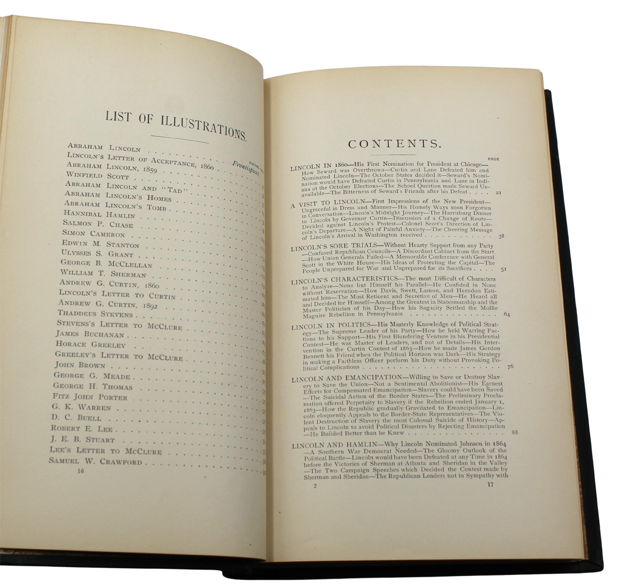 Abraham Lincoln and Men of War-Times by A. K. McClure, First Edition, 1892 For Sale 1