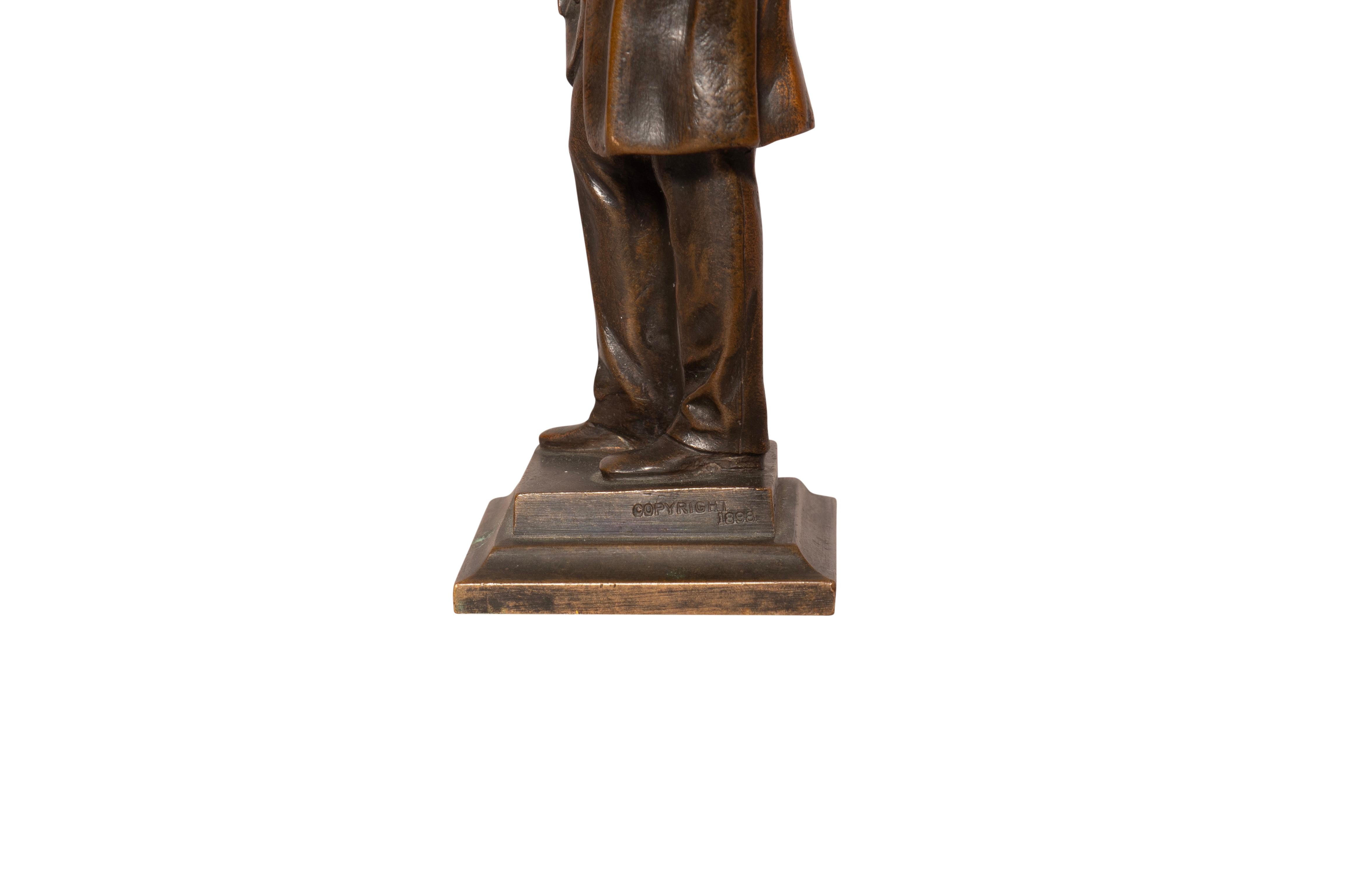 Bronze Abraham Lincoln par George E Bissell en vente 3