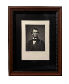 Abraham Lincoln Engraving, after Mathew Brady, 1881