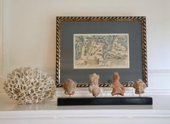 16th Century Hand Colored Engraved Map of Carthage (Tunisia)