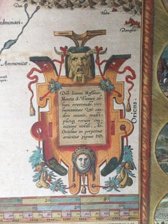 HOLY LAND Original Engraved Map