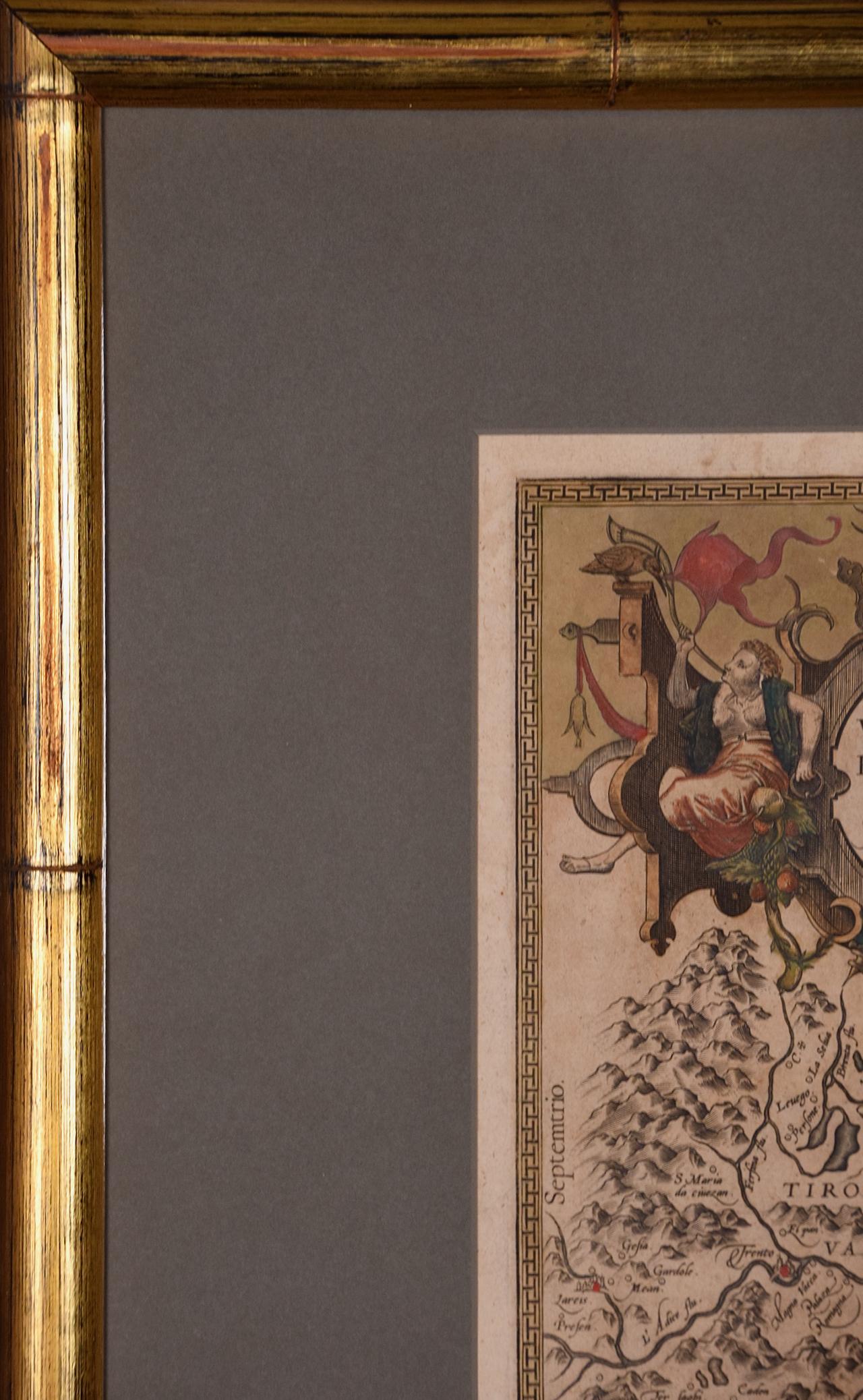 Italie du Nord : carte colorée à la main du XVIe siècle par Abraham Ortelius en vente 10