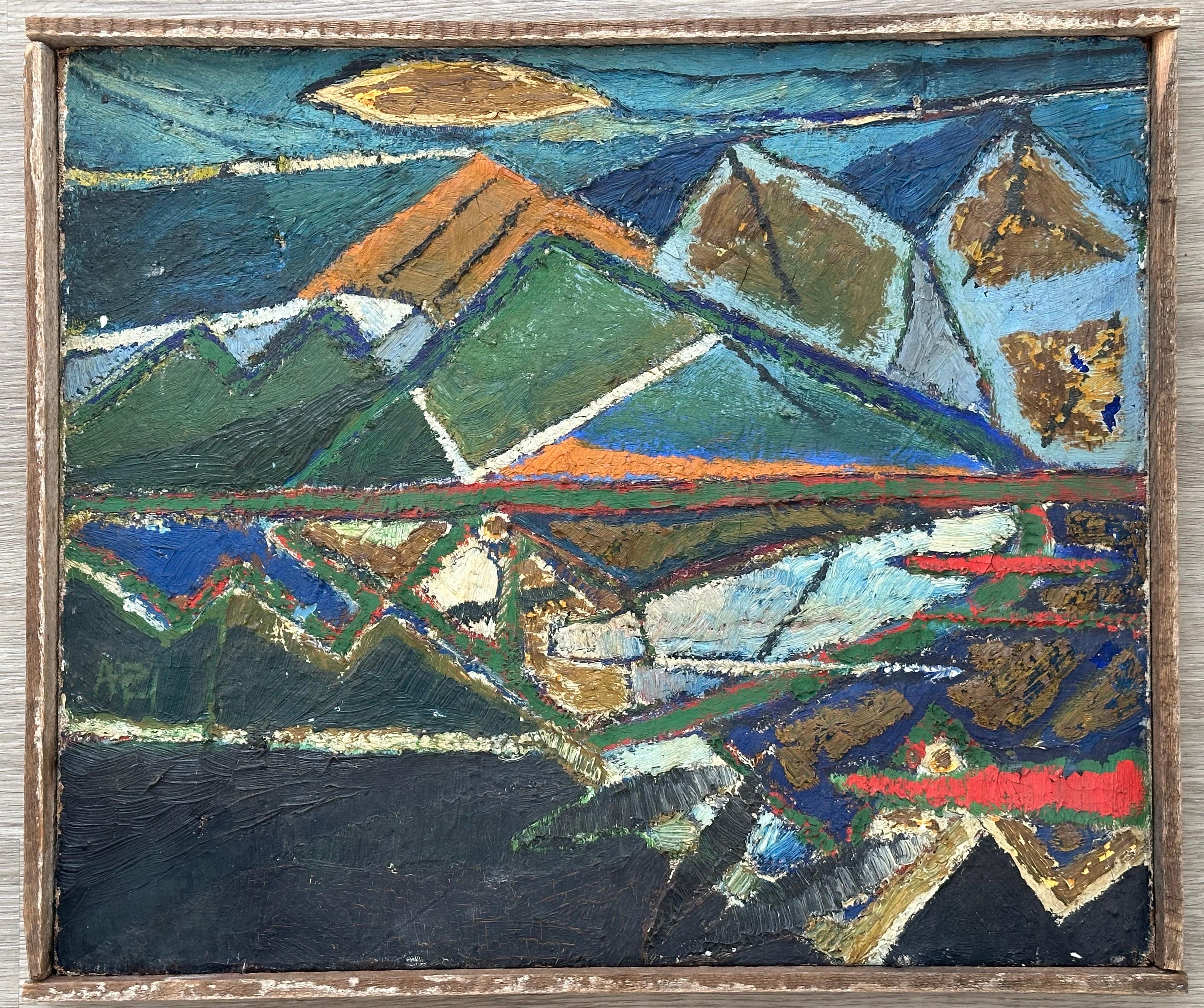 Lake Landscape (Cubist painting) 