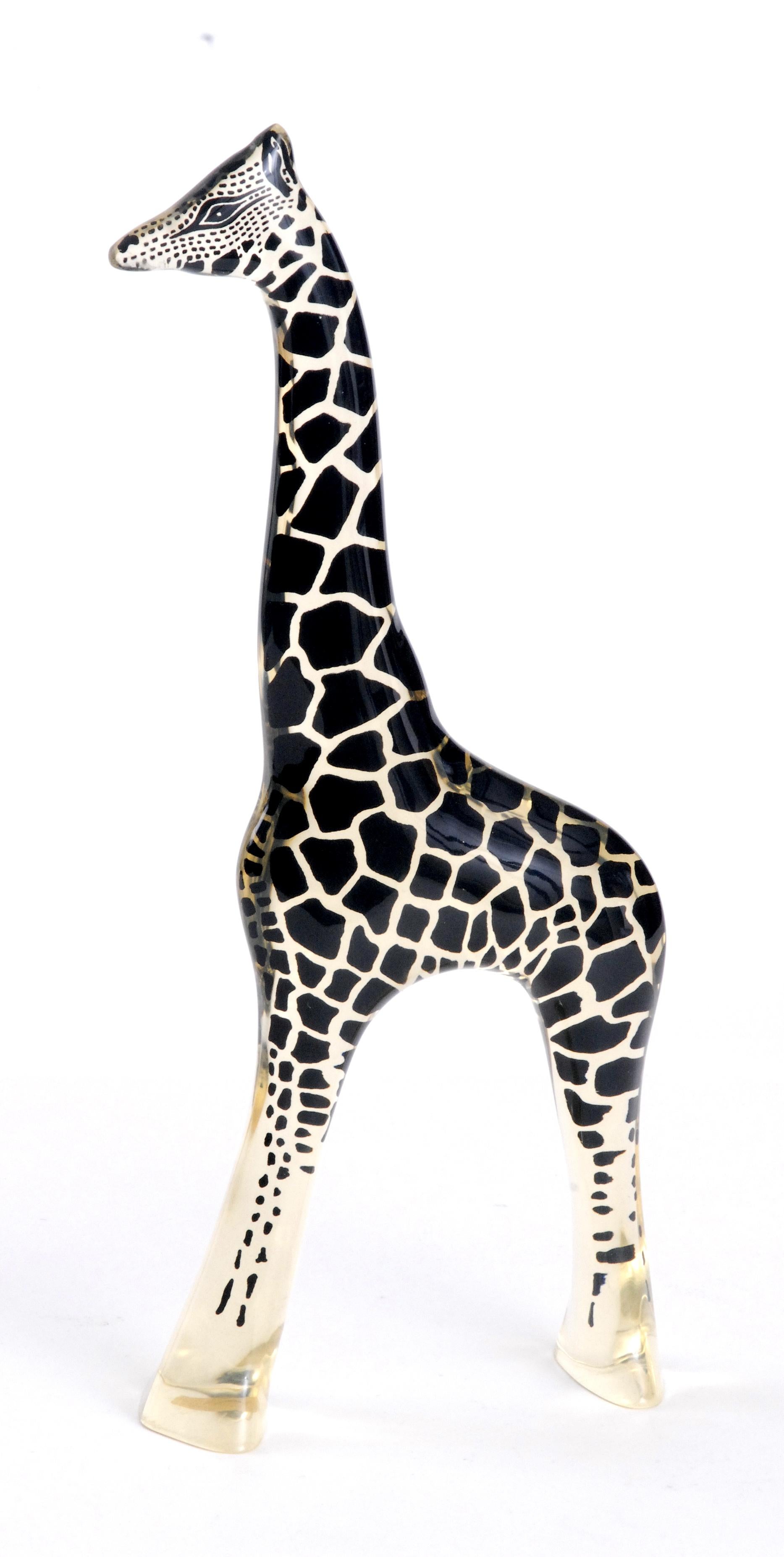 Hand-Crafted Abraham Palatnik Brazil Lucite Giraffe, circa 1970