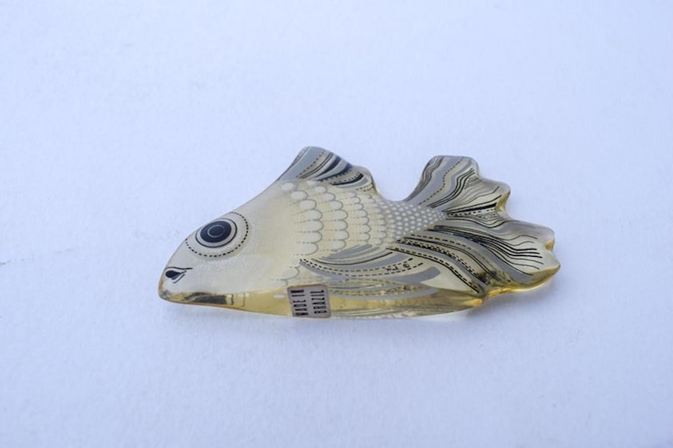 Brésilien Abraham Palatnik, Poisson, sculpture cinétique en résine acrylique, Brésil, c.C. 1960 en vente