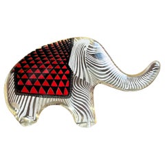 Abraham Palatnik Kinetic Lucite Acrylic Elephant.