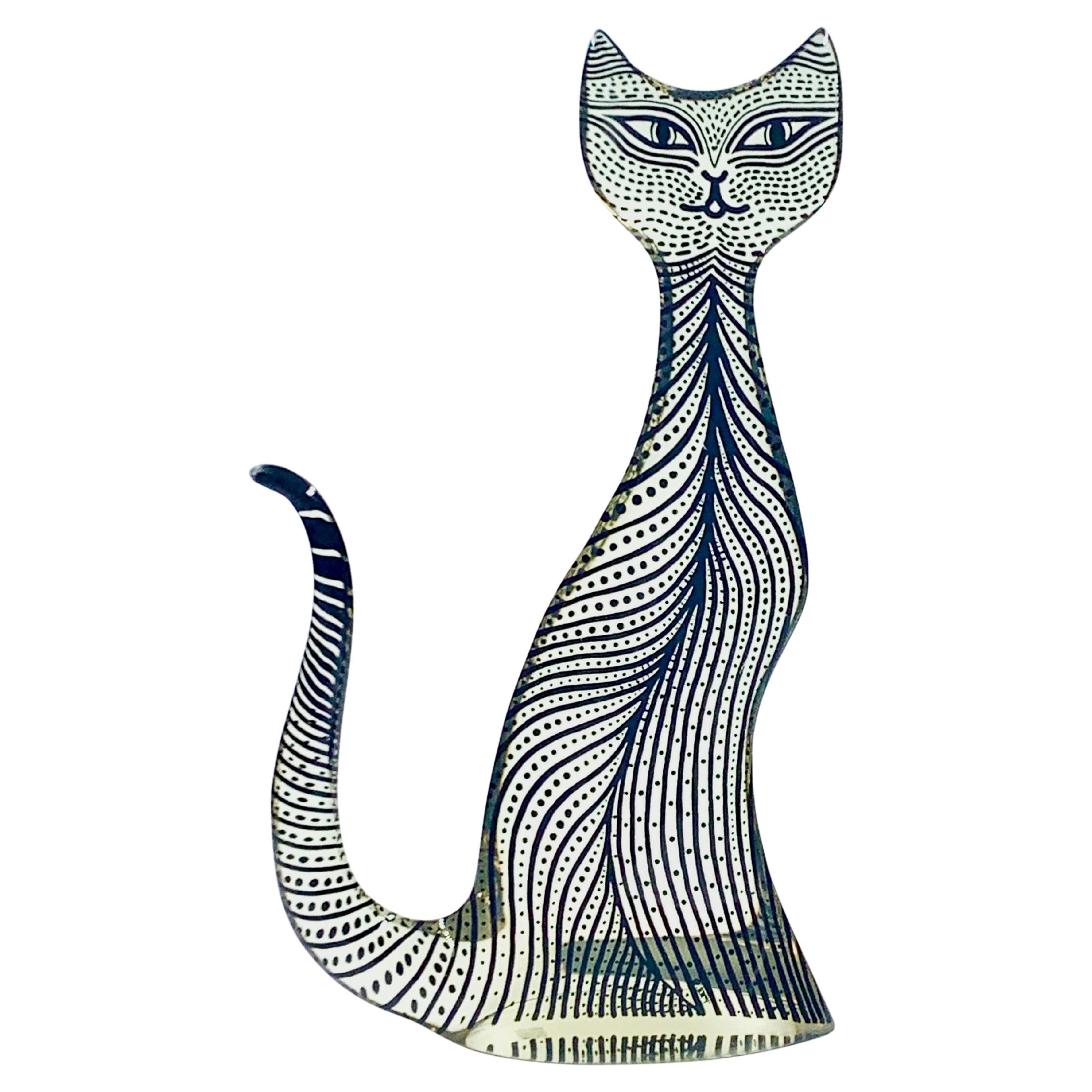 Abraham Palatnik, grand chat, lucite, Brésil, vers 1970.