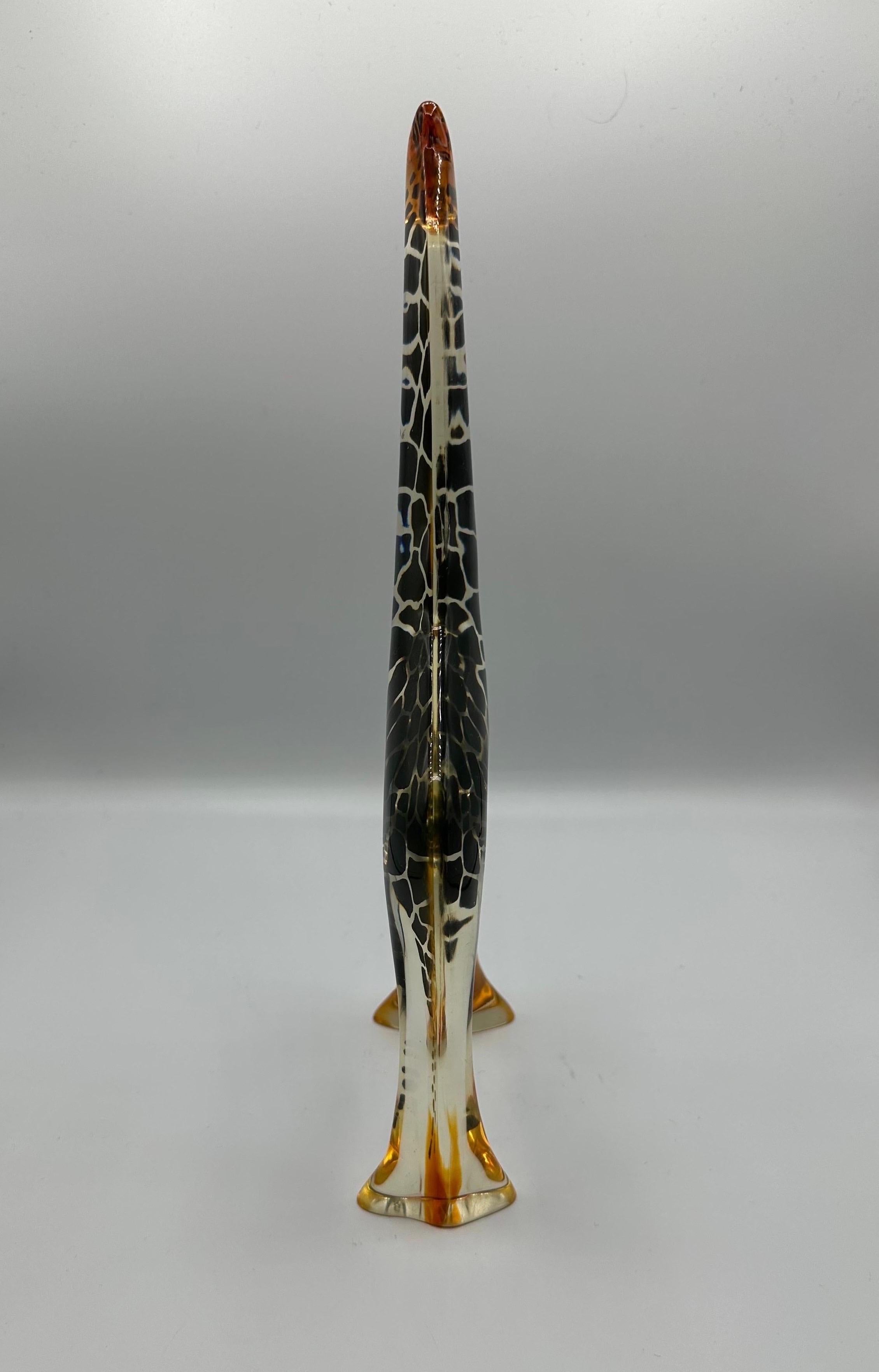 Brazilian Abraham Palatnik Large Giraffe Lucite Acrylic Sculpture Figurine For Sale
