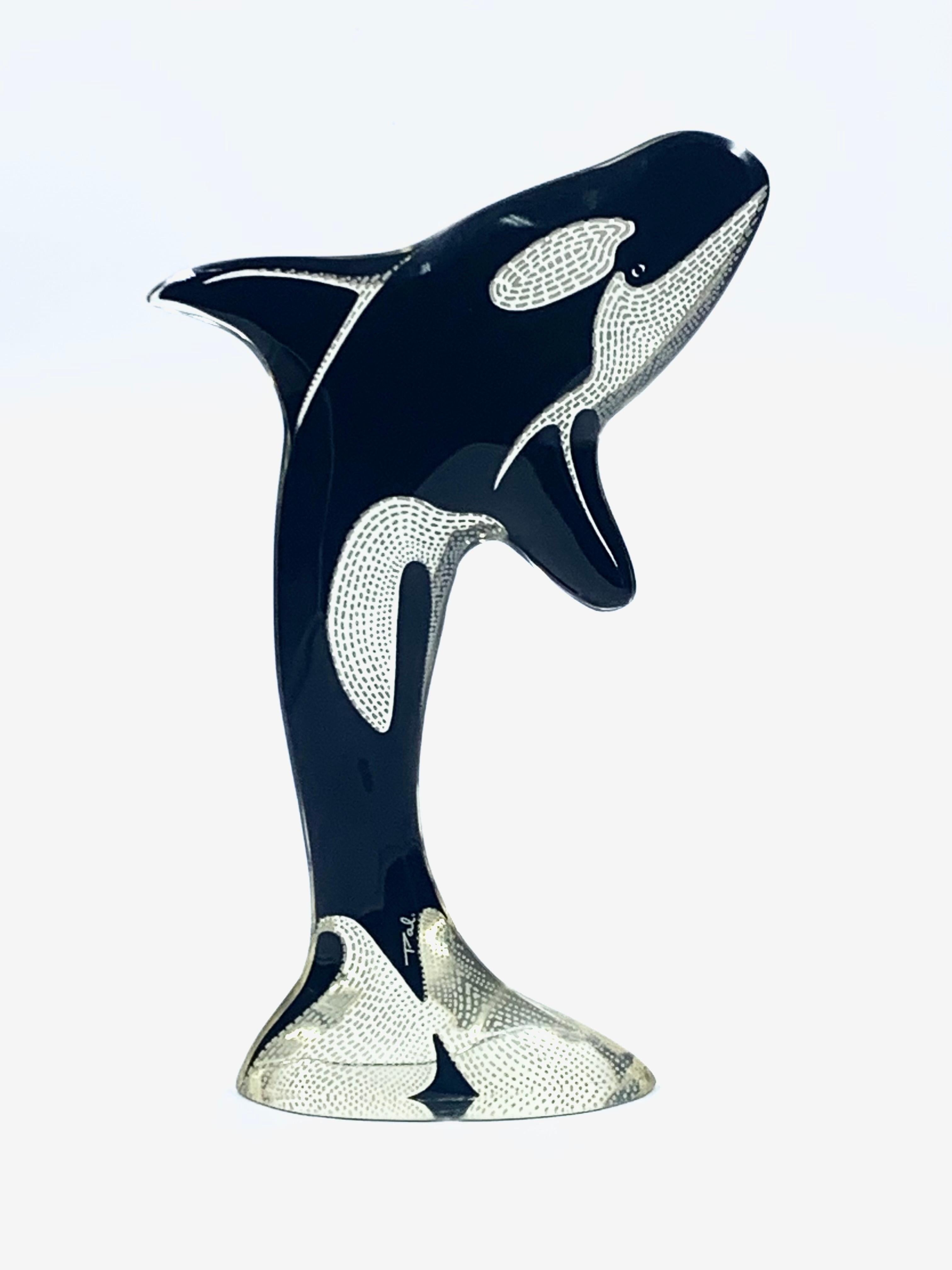 Abraham Palatnik, large lucite Orca, Brazil, c.1970. In Good Condition In Pymble, NSW