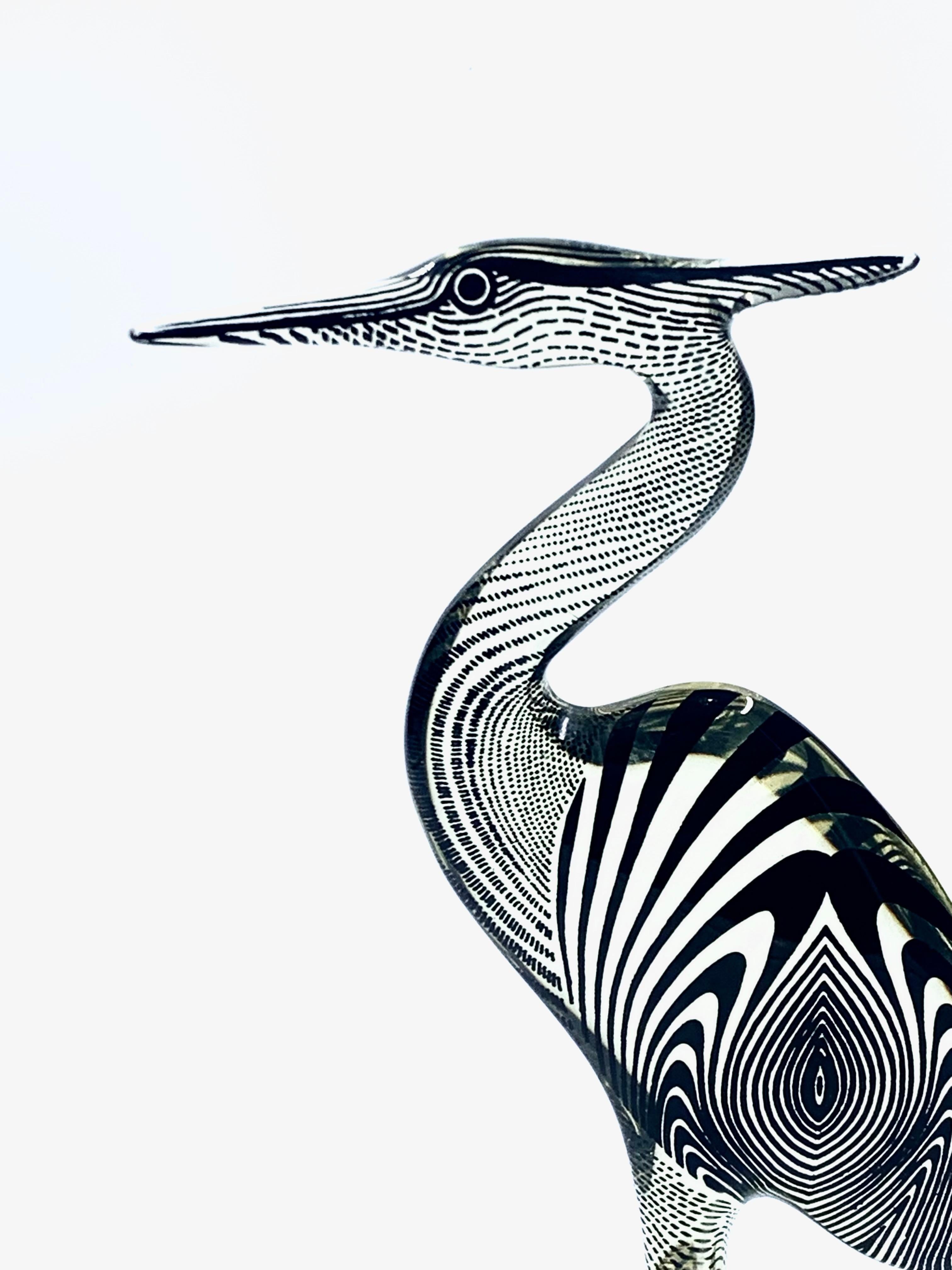 Mid-Century moderno Abraham Palatnik, lucite large Heron, Brazil, c.1970. in vendita