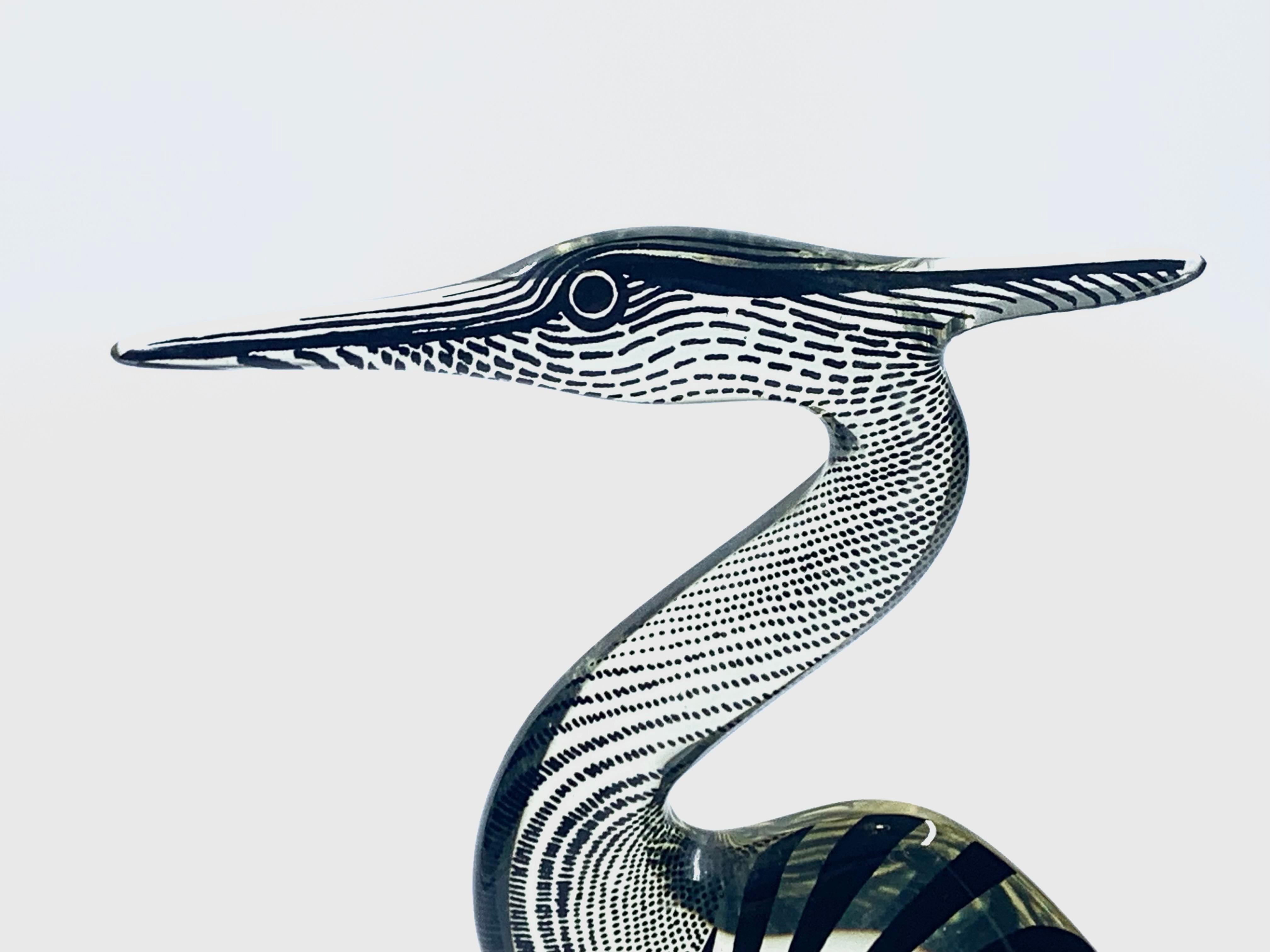 Brasiliano Abraham Palatnik, lucite large Heron, Brazil, c.1970. in vendita