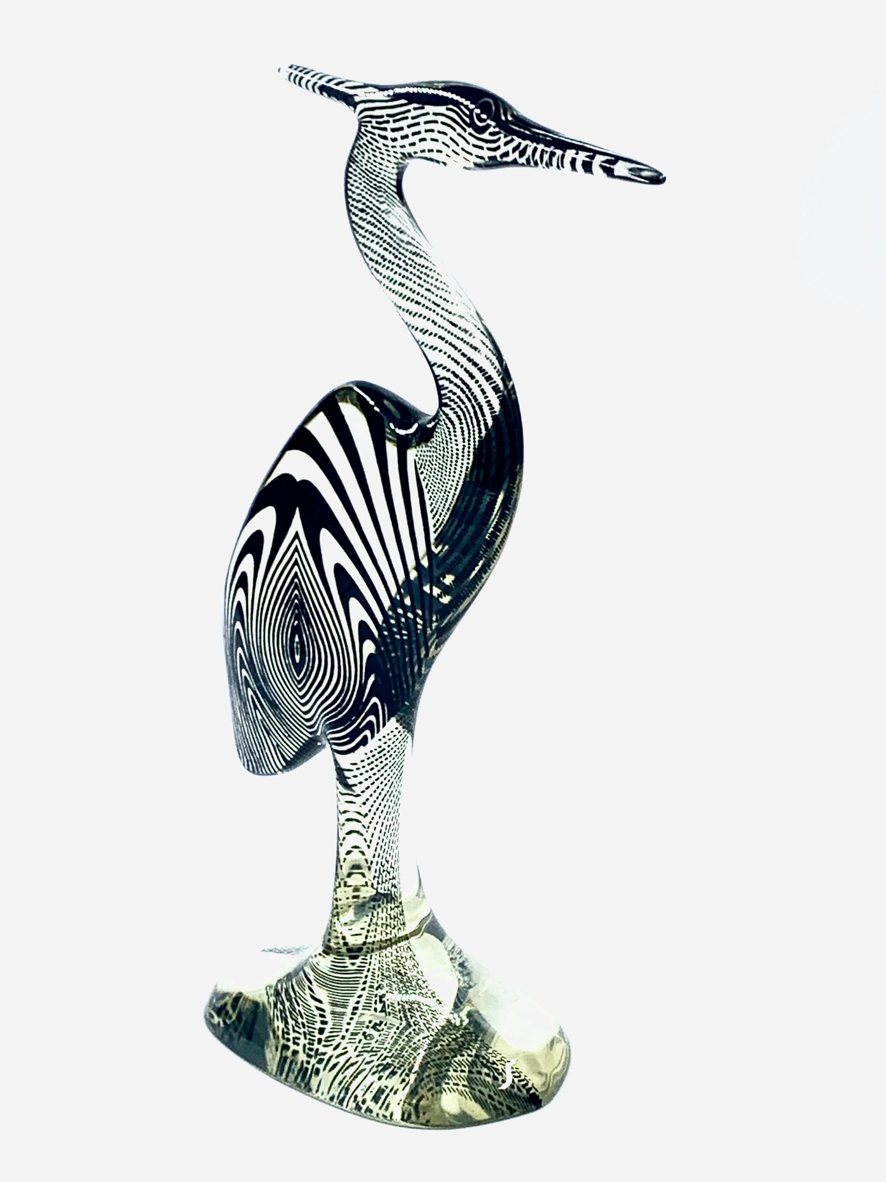 Stampato Abraham Palatnik, lucite large Heron, Brazil, c.1970. in vendita