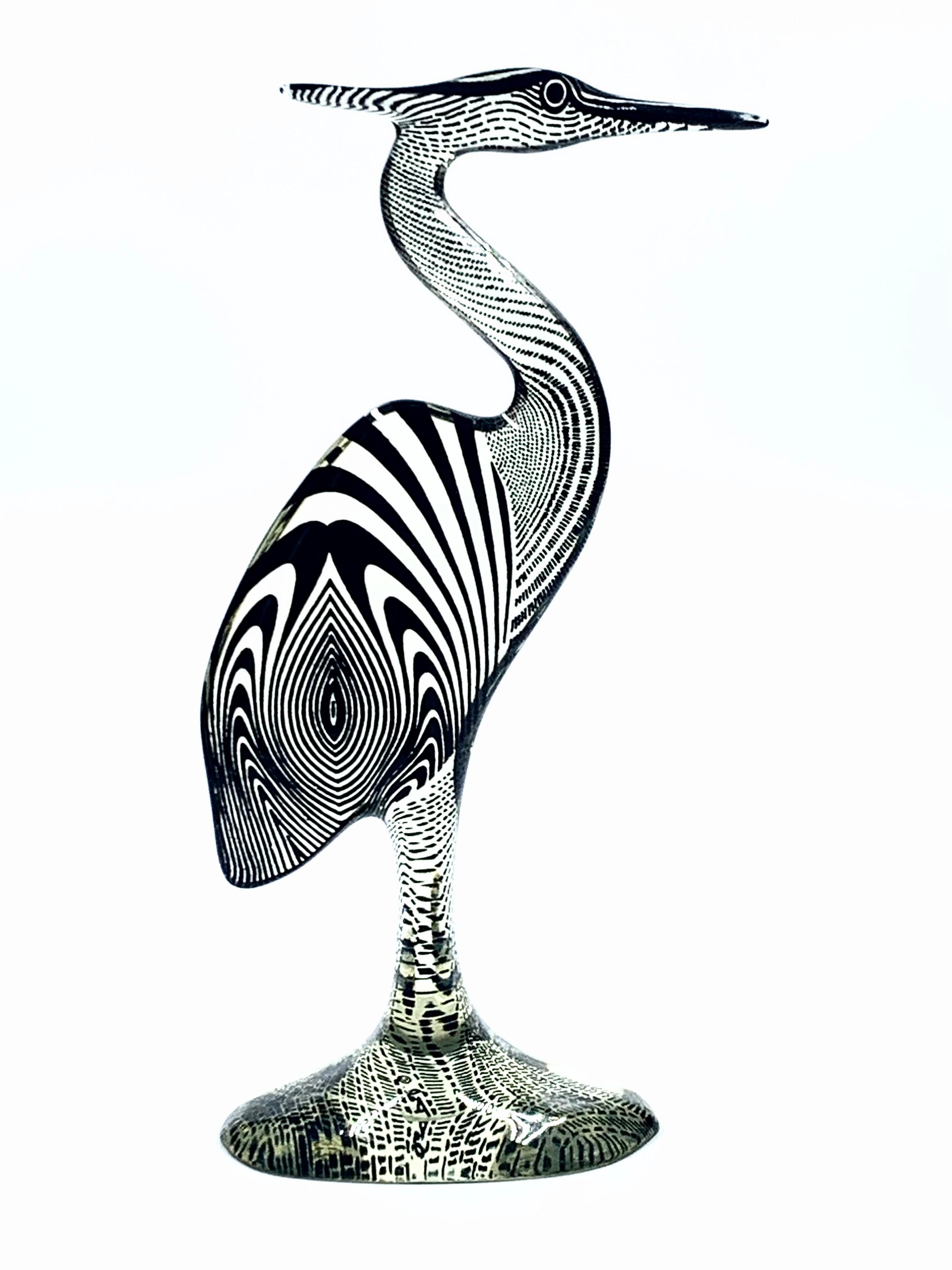 Fine XX secolo Abraham Palatnik, lucite large Heron, Brazil, c.1970. in vendita