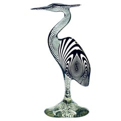 Abraham Palatnik, lucite large Heron, Brazil, c.1970.