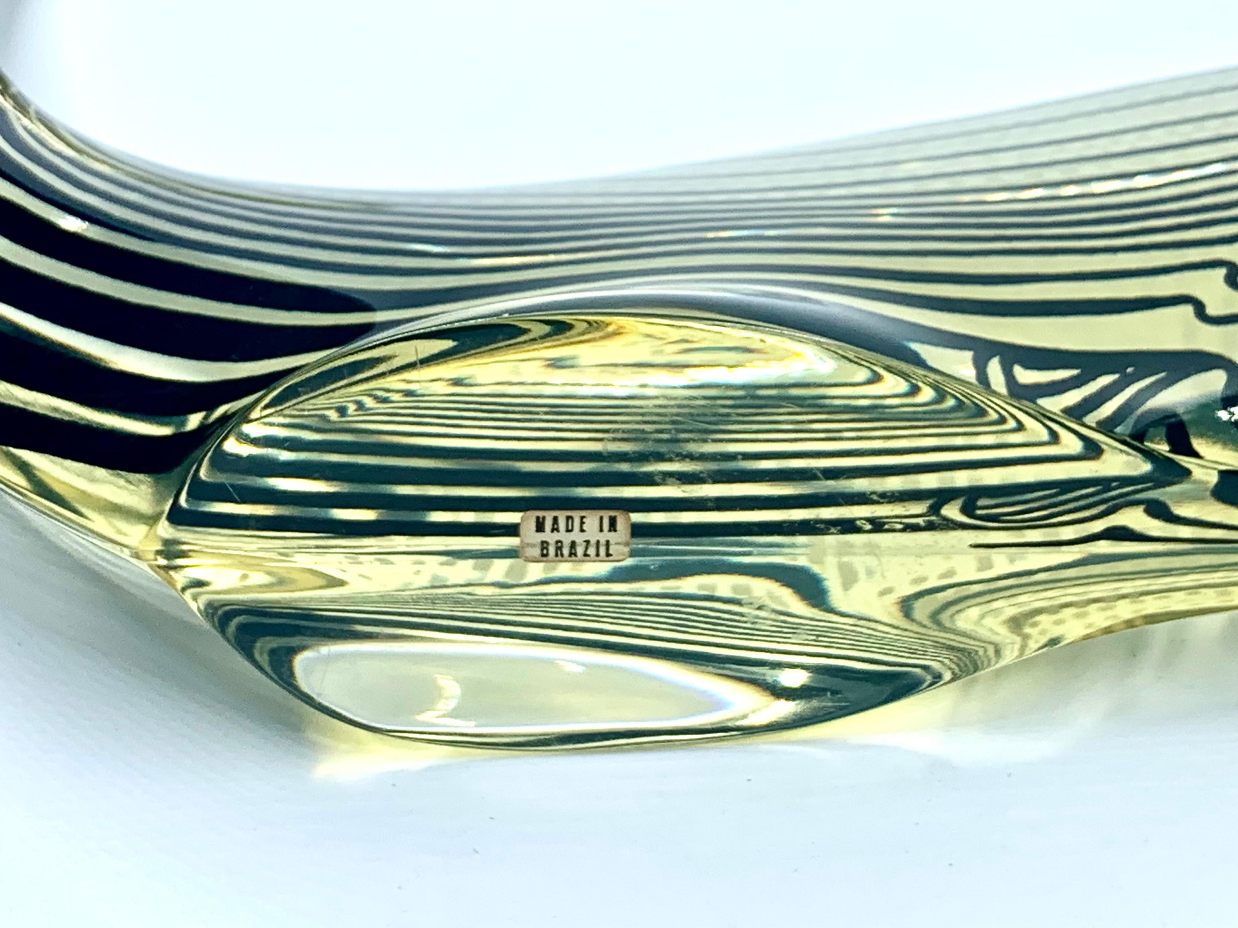 Lucite Abraham Palatnik, lucite large Whale, Brazil, c.1970. in vendita