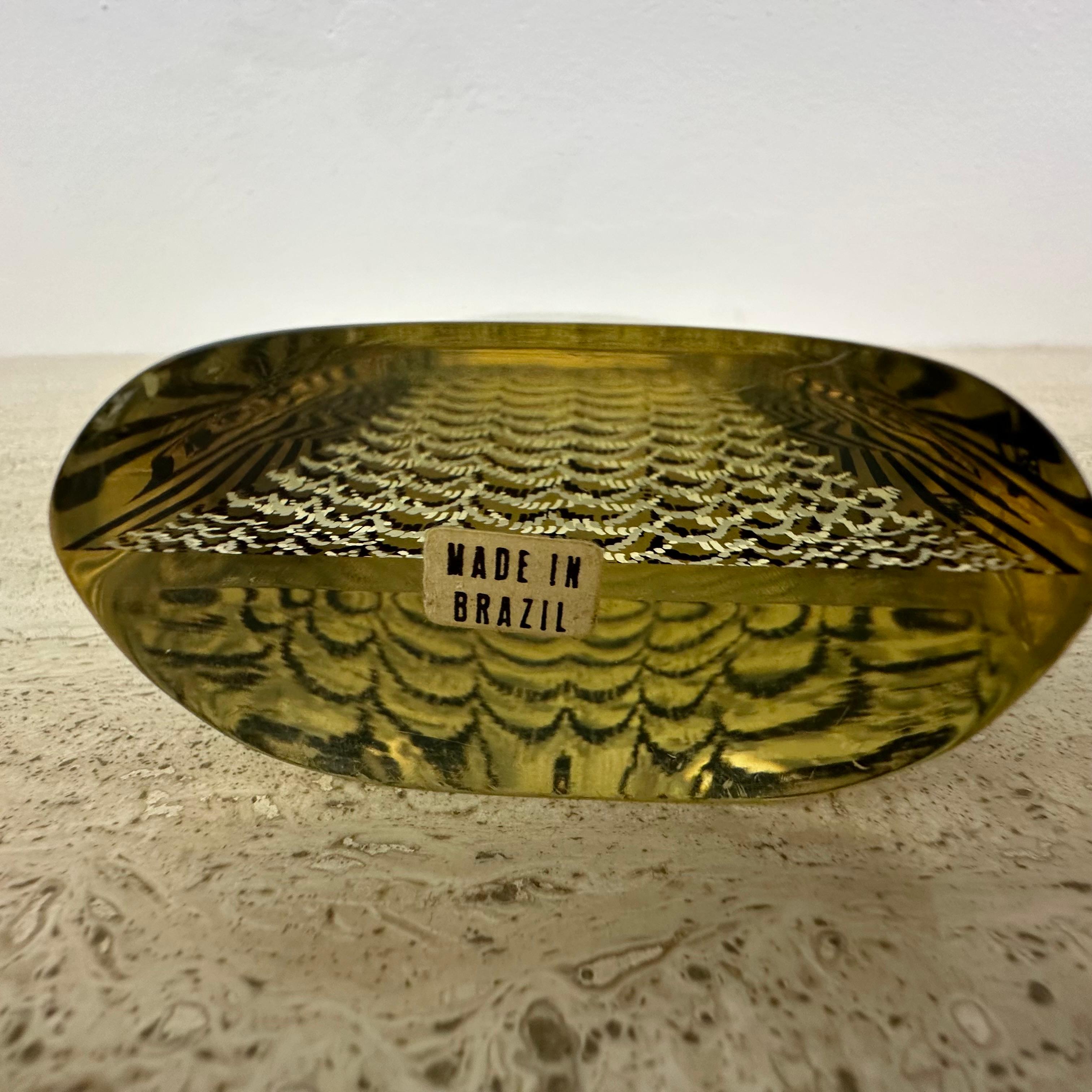 Abraham Palatnik Op Art lucite owl , Brazil 1970s 9