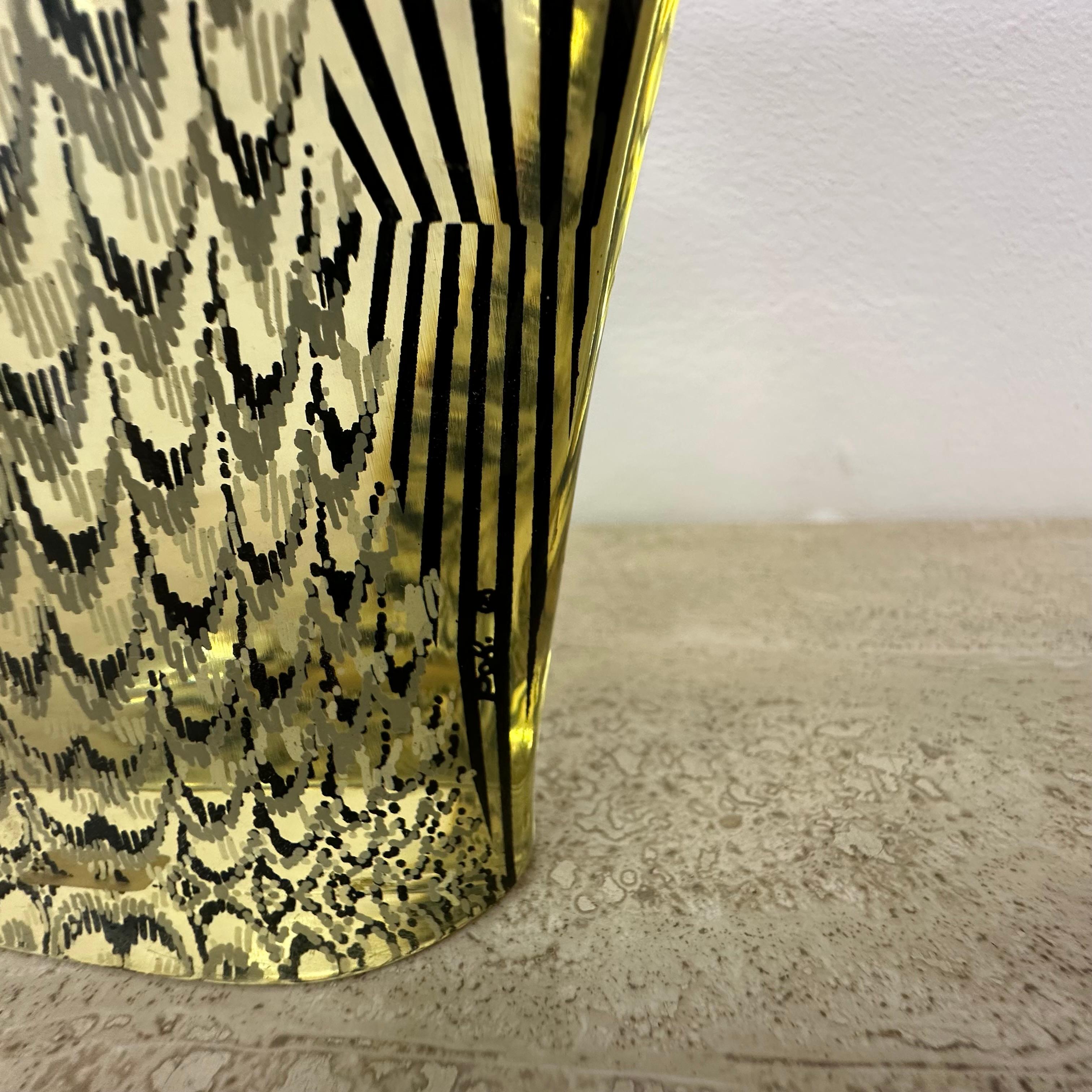 Abraham Palatnik Op Art lucite owl , Brazil 1970s 10