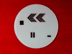 Abraham Palatnik pintó vidrio. Brasil, años 50.