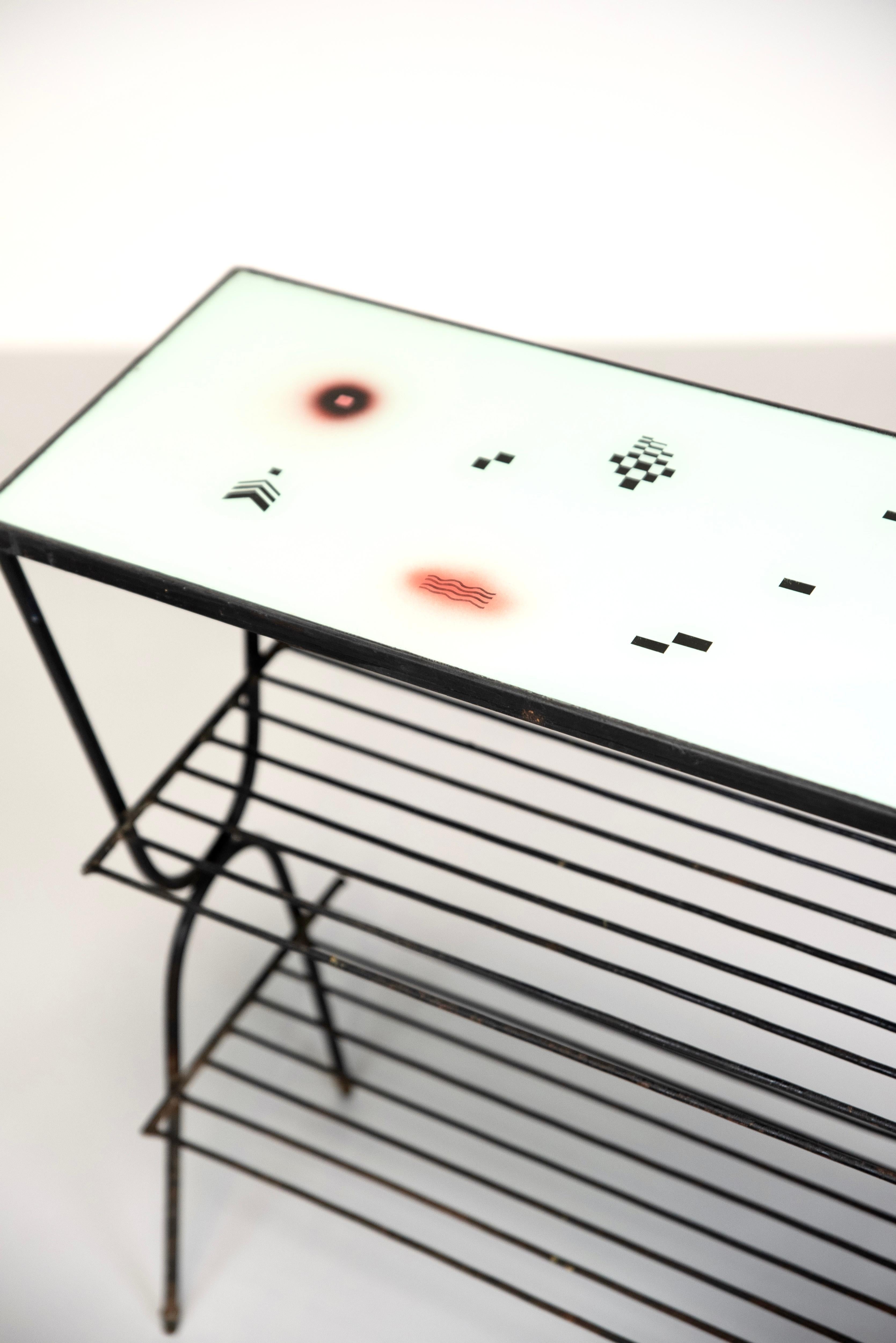 Abraham Palatnik, Rare Kinetic Console, c. 1960. 75 x 61 x 26 cm im Zustand „Gut“ im Angebot in PARIS, FR