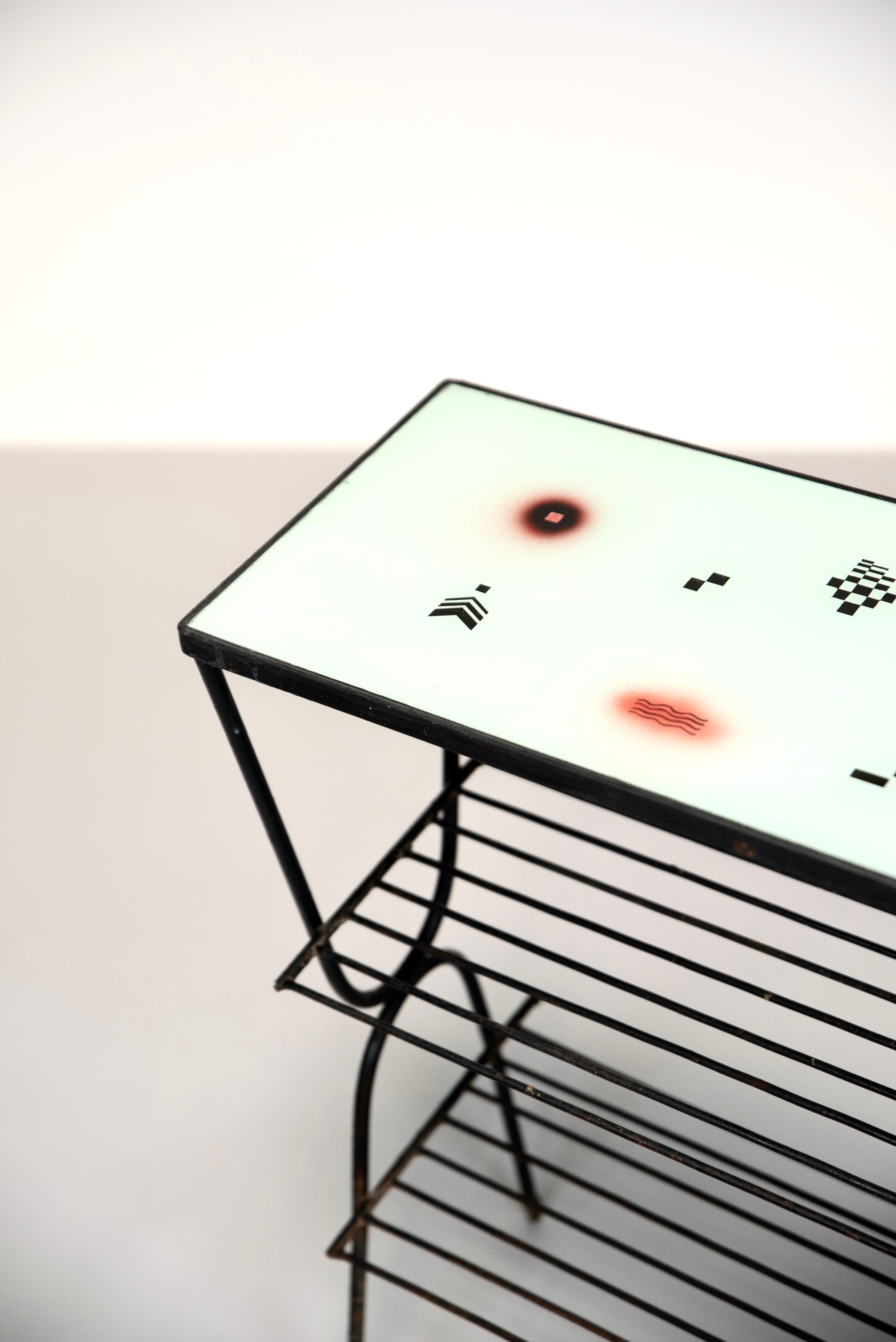 Abraham Palatnik, Rare Kinetic Console, c. 1960. 75 x 61 x 26 cm (20. Jahrhundert) im Angebot