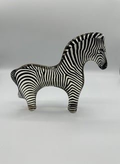Abraham Palatnik Zebra Lucite Acrylic Sculpture Figurine
