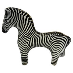 Vintage Abraham Palatnik Zebra Lucite Acrylic Sculpture Figurine