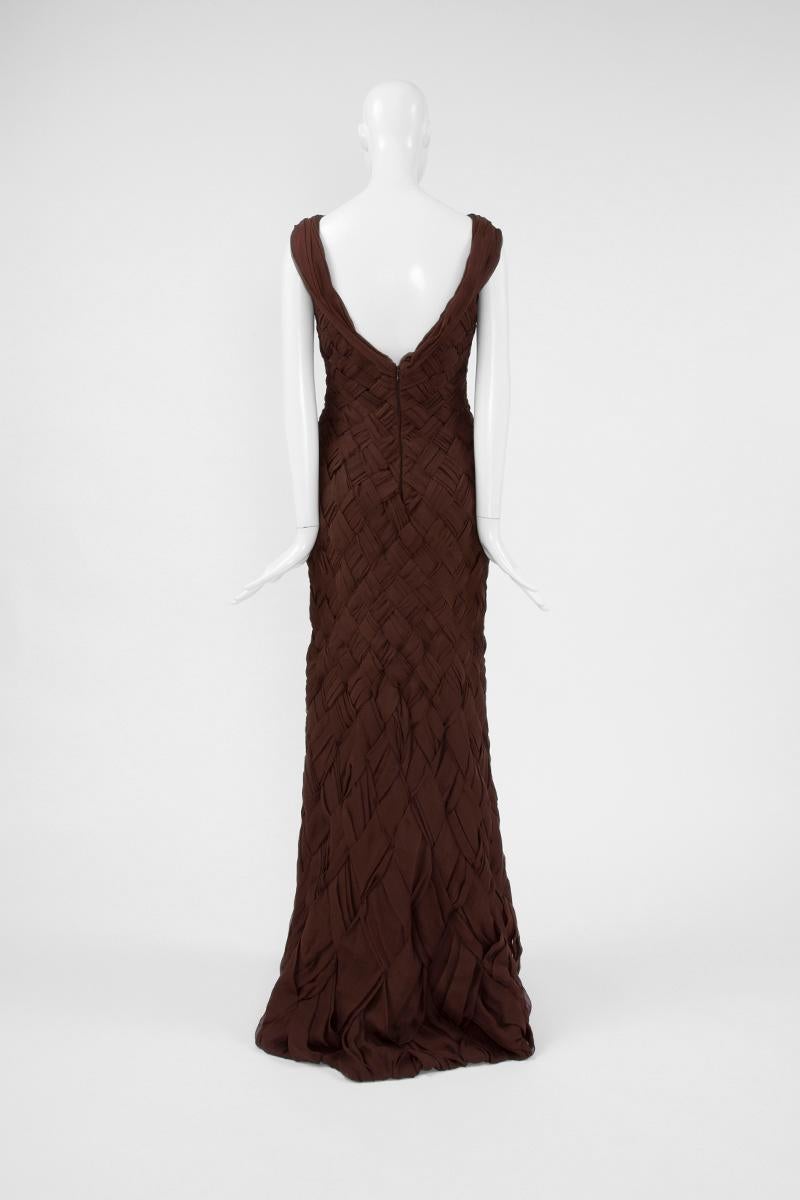 Abraham Pelham Haute Couture Gown and Stole  For Sale 6