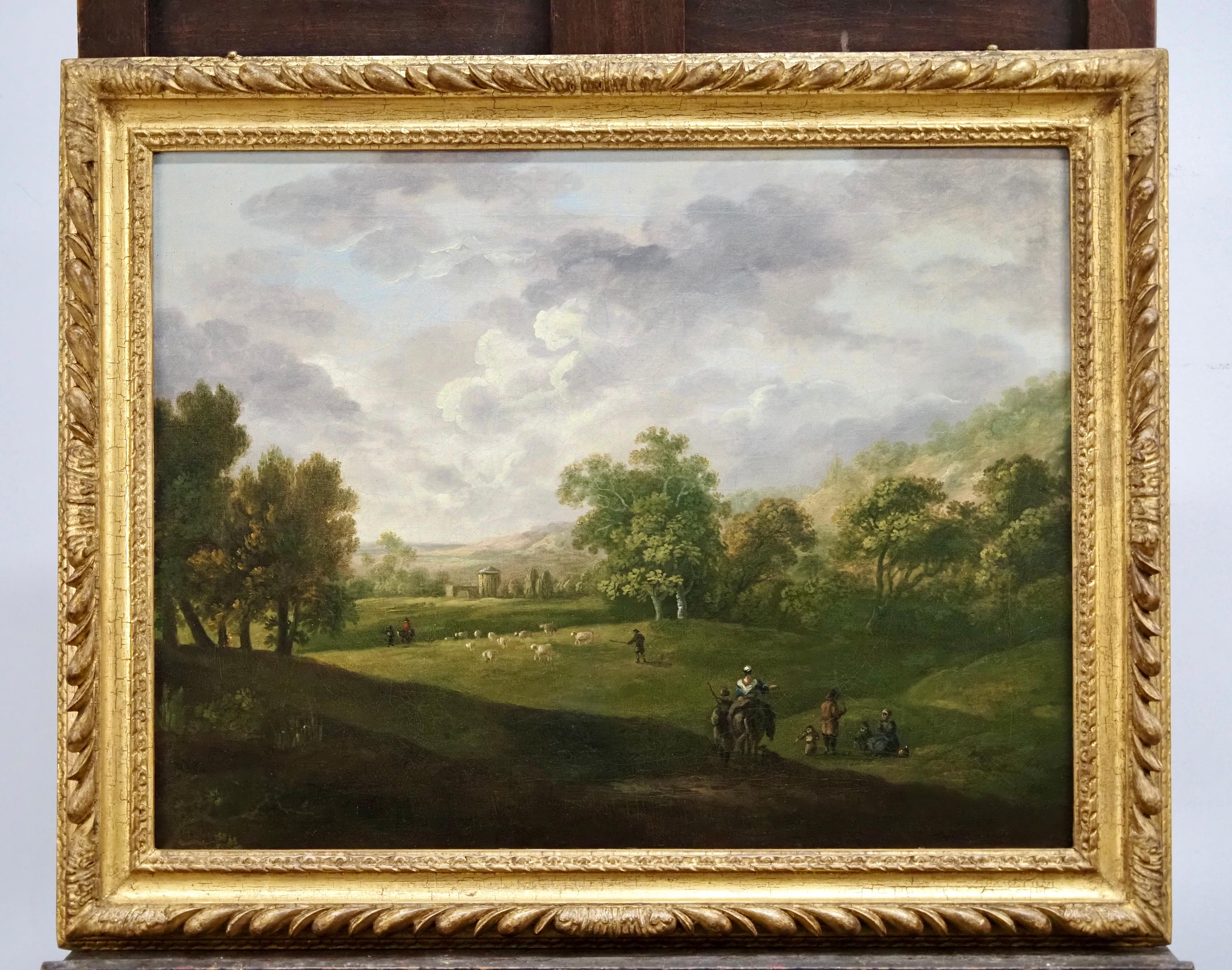 A PAIR of Landscapes. - Painting by Abraham Pether