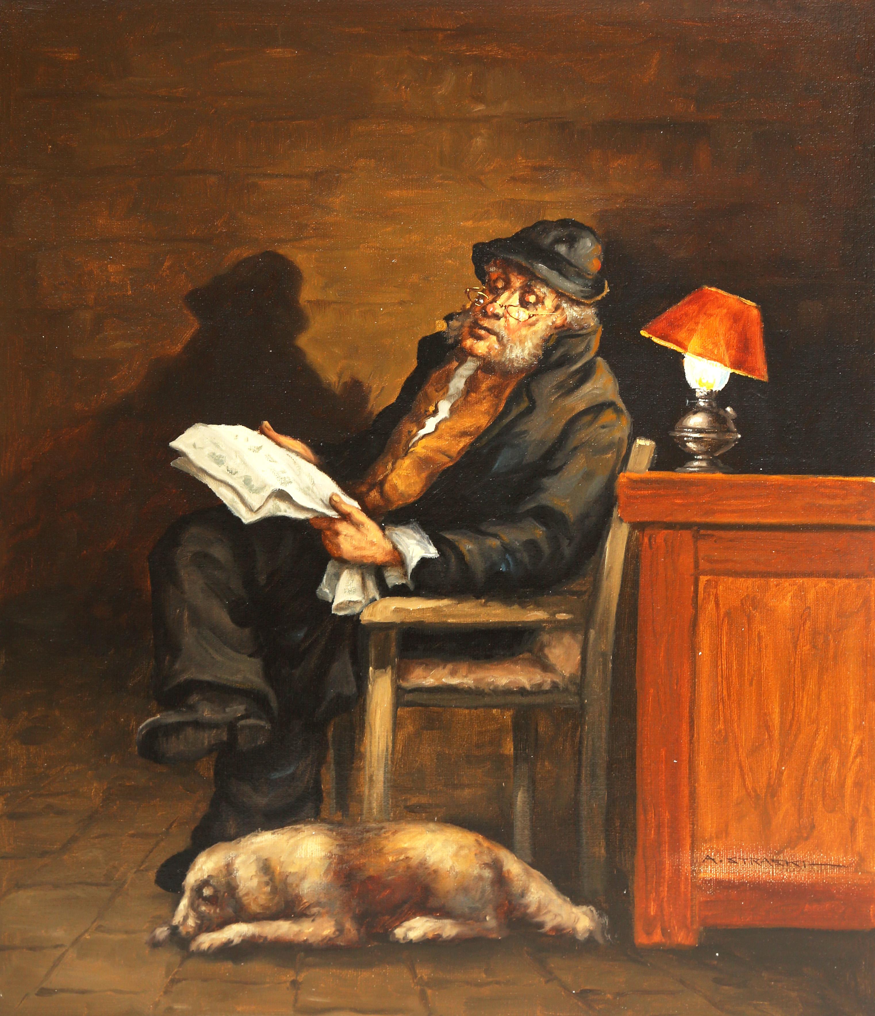 Homme avec chien

Abraham Straski
Polonais (1903-1987)

Date : vers 1960
Huile sur toile, signée
Taille : 24 x 20 in. (60.96 x 50.8 cm)