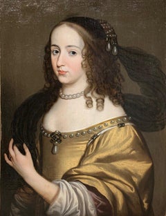 Portrait Jeune Femme XVII ème Siècle Cercle Abraham van der Tempel