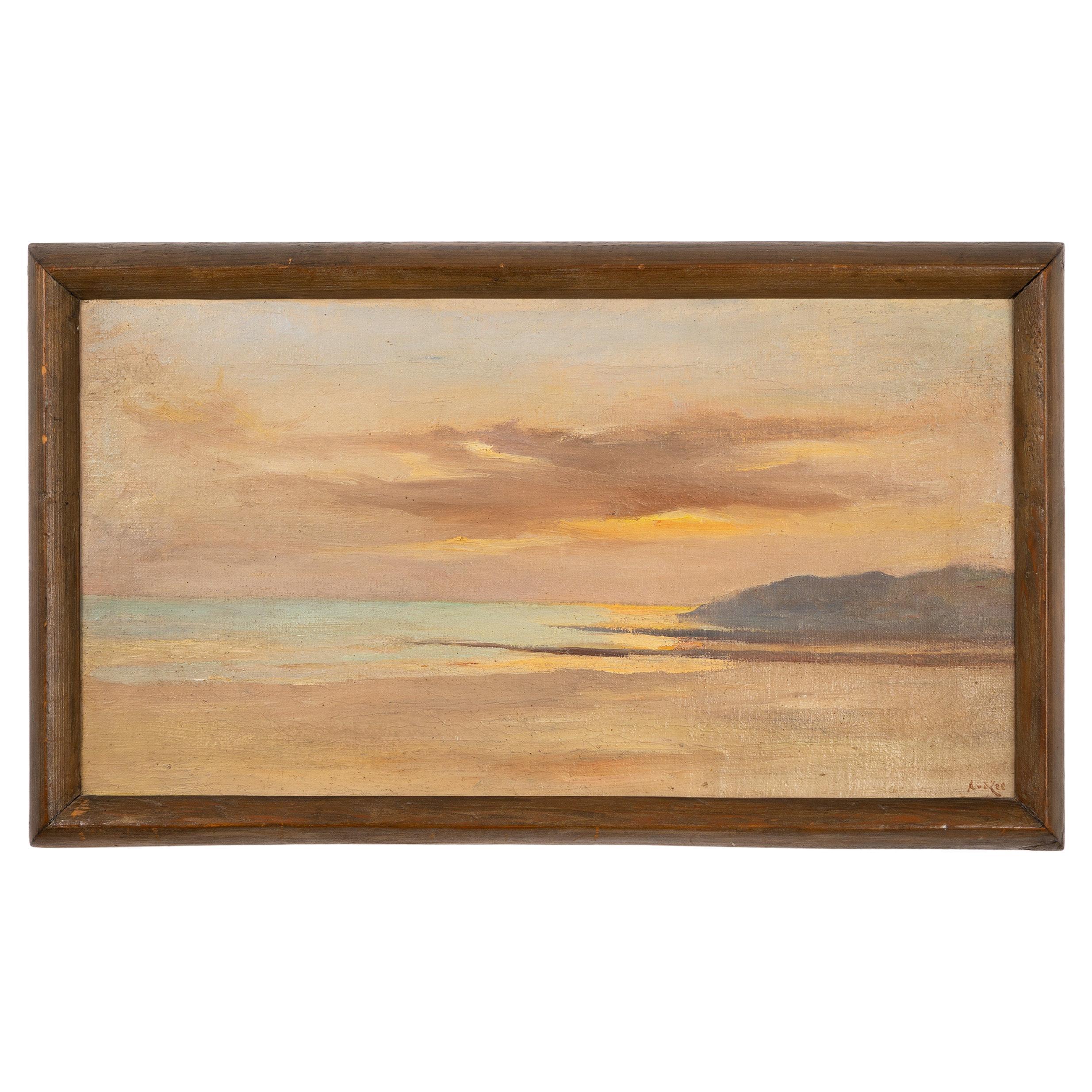 Abraham Van Der Zee, Seasight, 1940, Öl auf Leinwand, gerahmt