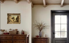 A Dutch Town Scene signed early 20th Century oil on panel signed and dated