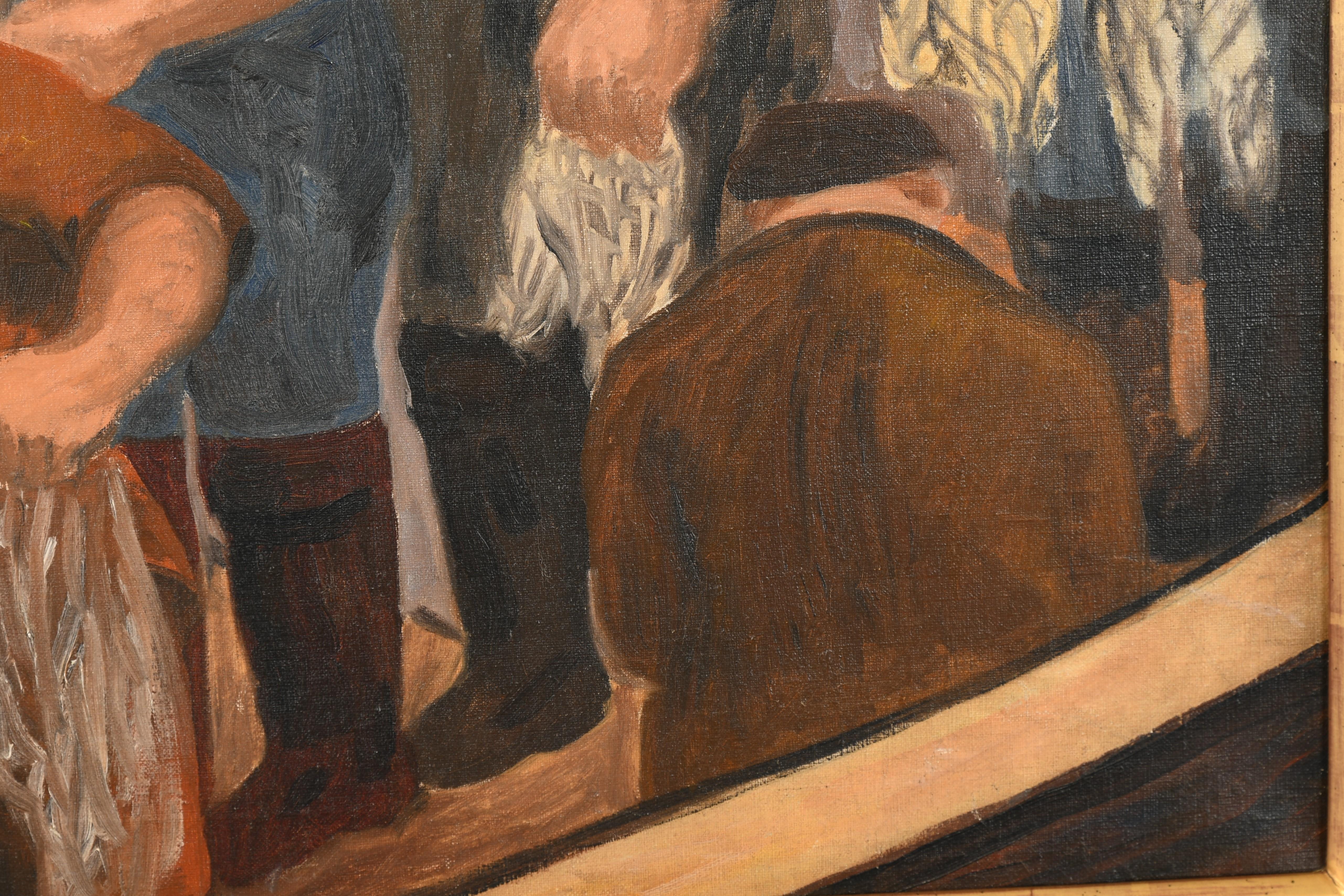 Abraham Walkowitz Modernist Painting, 20th Century 1