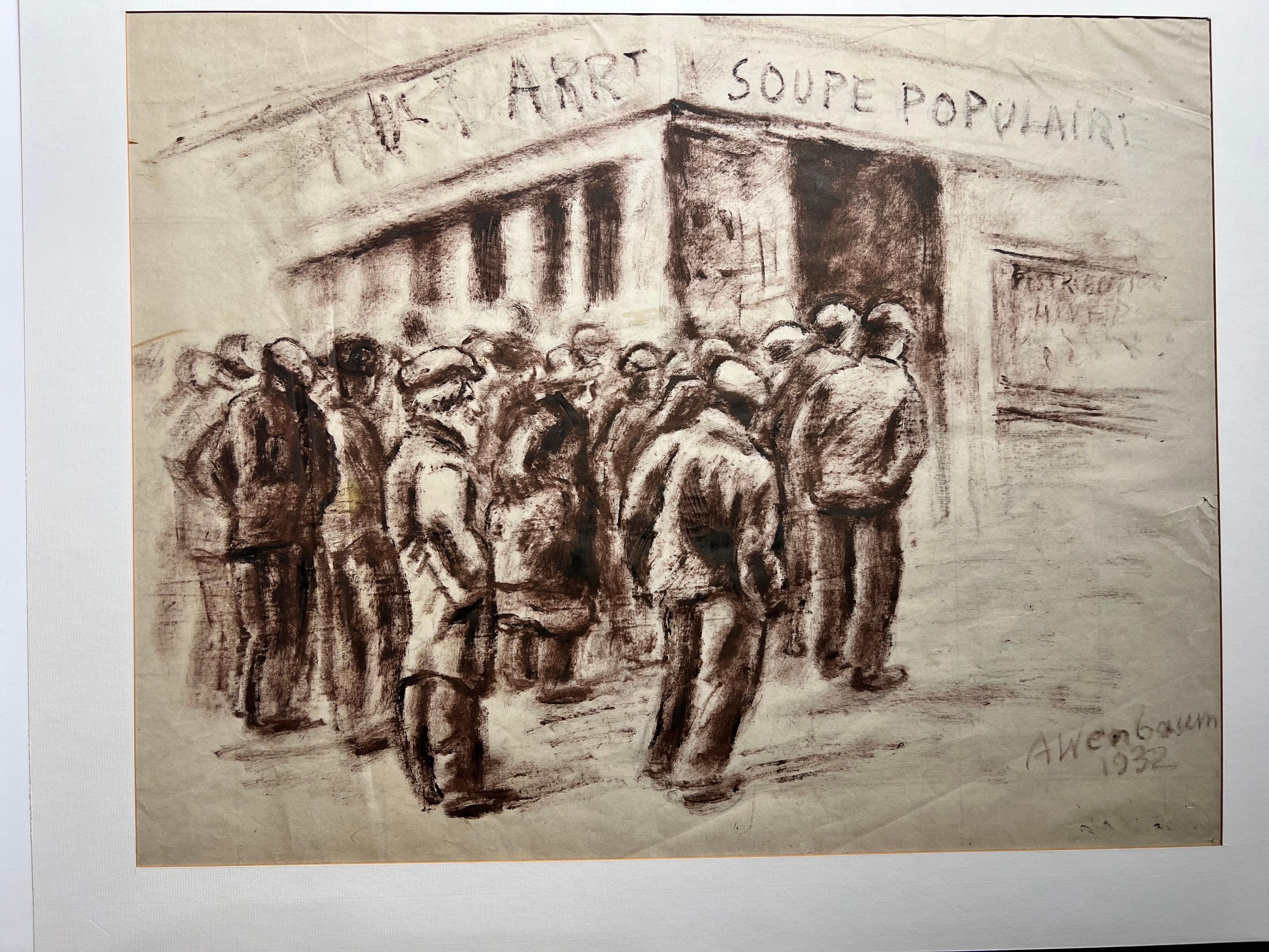 La vida del pintor judío . - Painting de Abraham Weinbaum