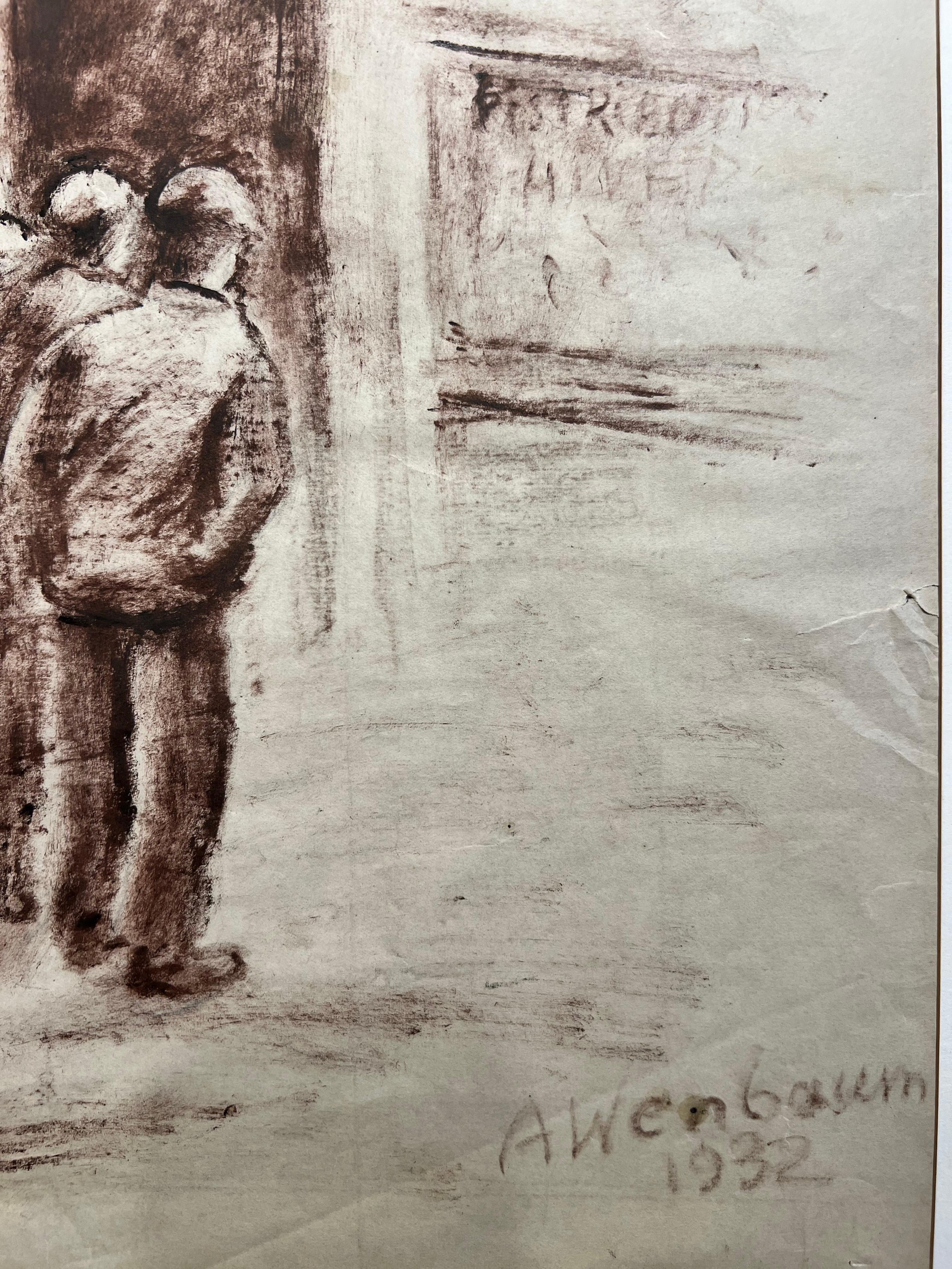 La vida del pintor judío . - Painting Impresionista de Abraham Weinbaum