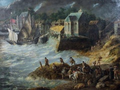 vue de navires de marchands néerlandais, Sao Paolo, Brésil