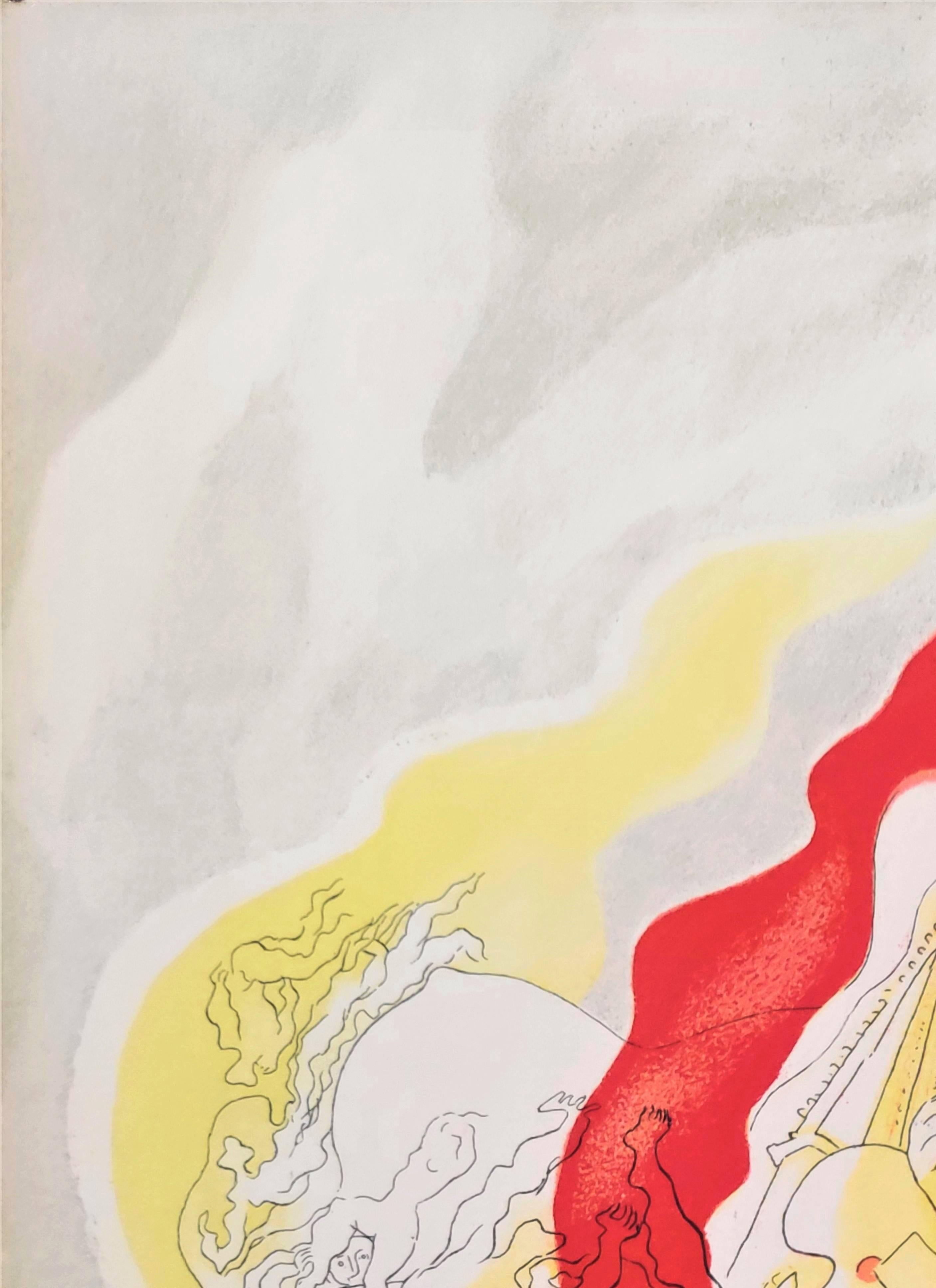 Fire - Print by Abraham Rattner