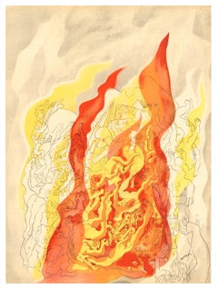 "Fire" original lithograph
