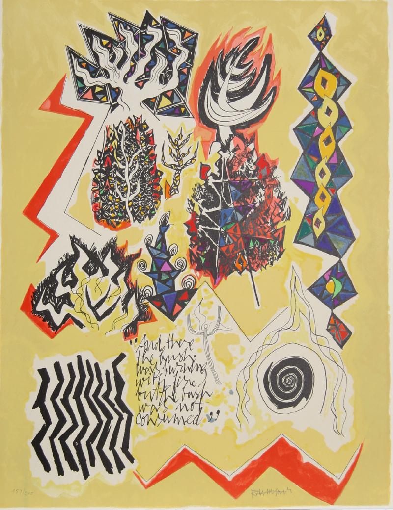 Portfolio von 12 Lithografien, „In the Beginning“ im Angebot 6