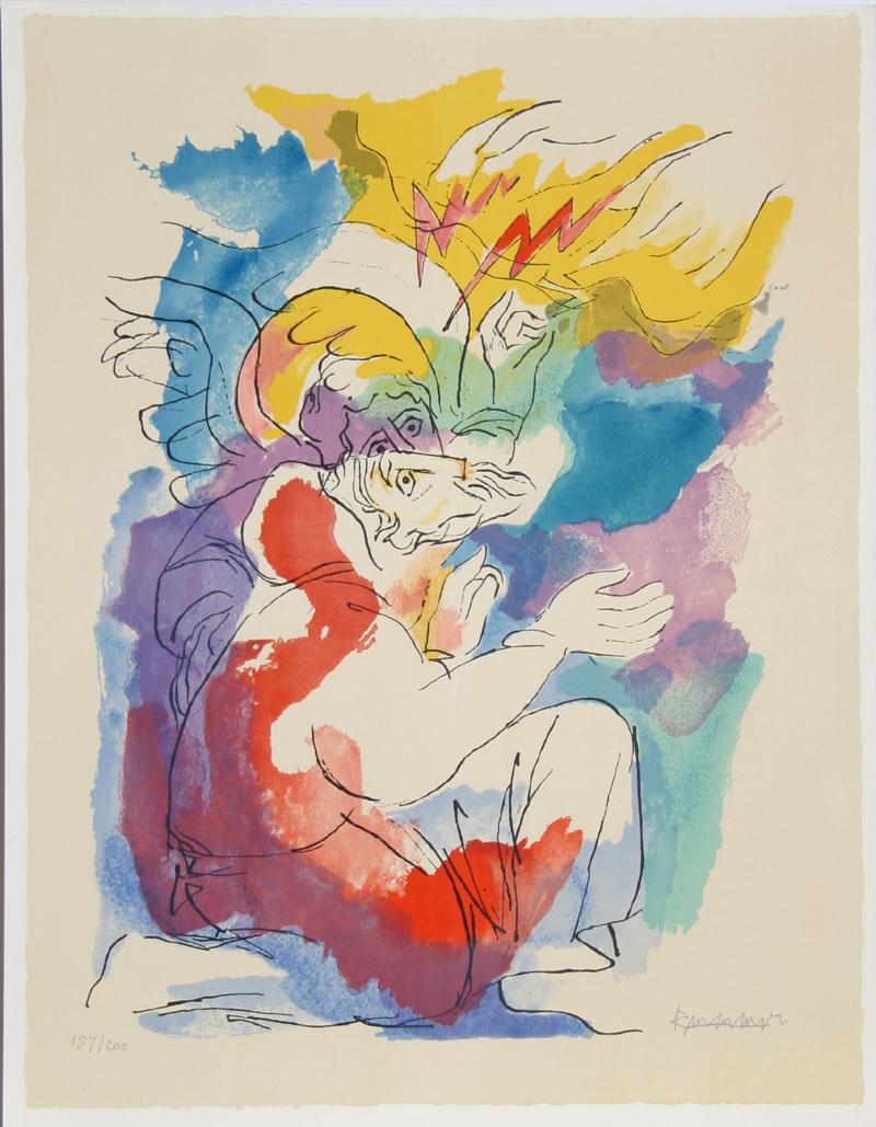 Portfolio von 12 Lithografien, „In the Beginning“ im Angebot 7