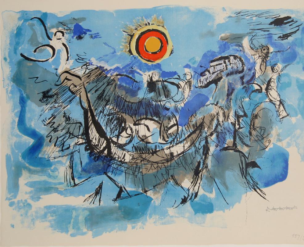 Portfolio von 12 Lithografien, „In the Beginning“ im Angebot 8