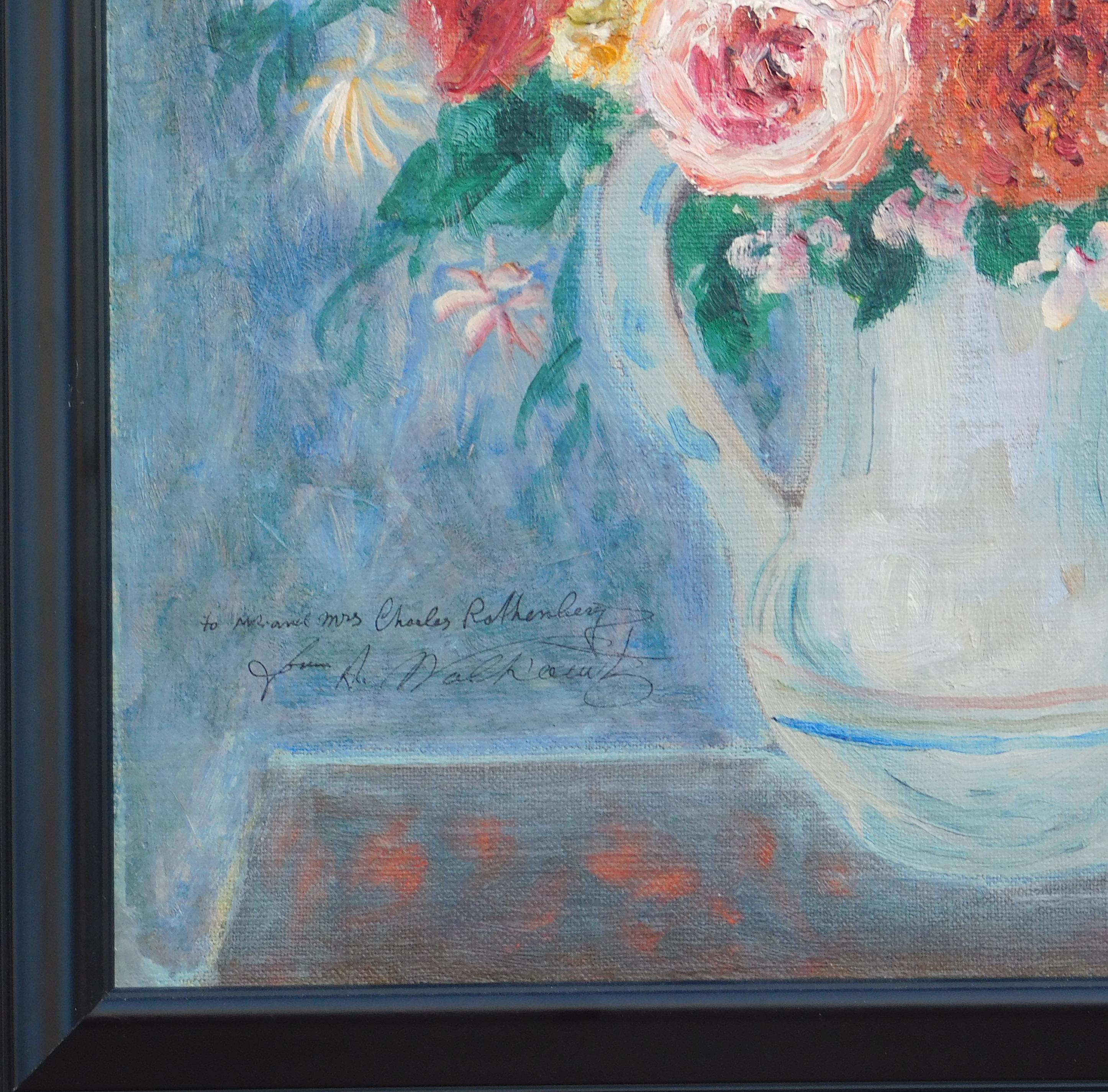 Abraham Walkowitz Pintura modernista de bodegones florales, hacia 1915-1920 en venta 2