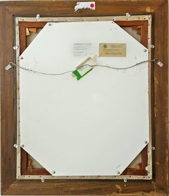 Calidad de museo, desnudo con toalla rosa